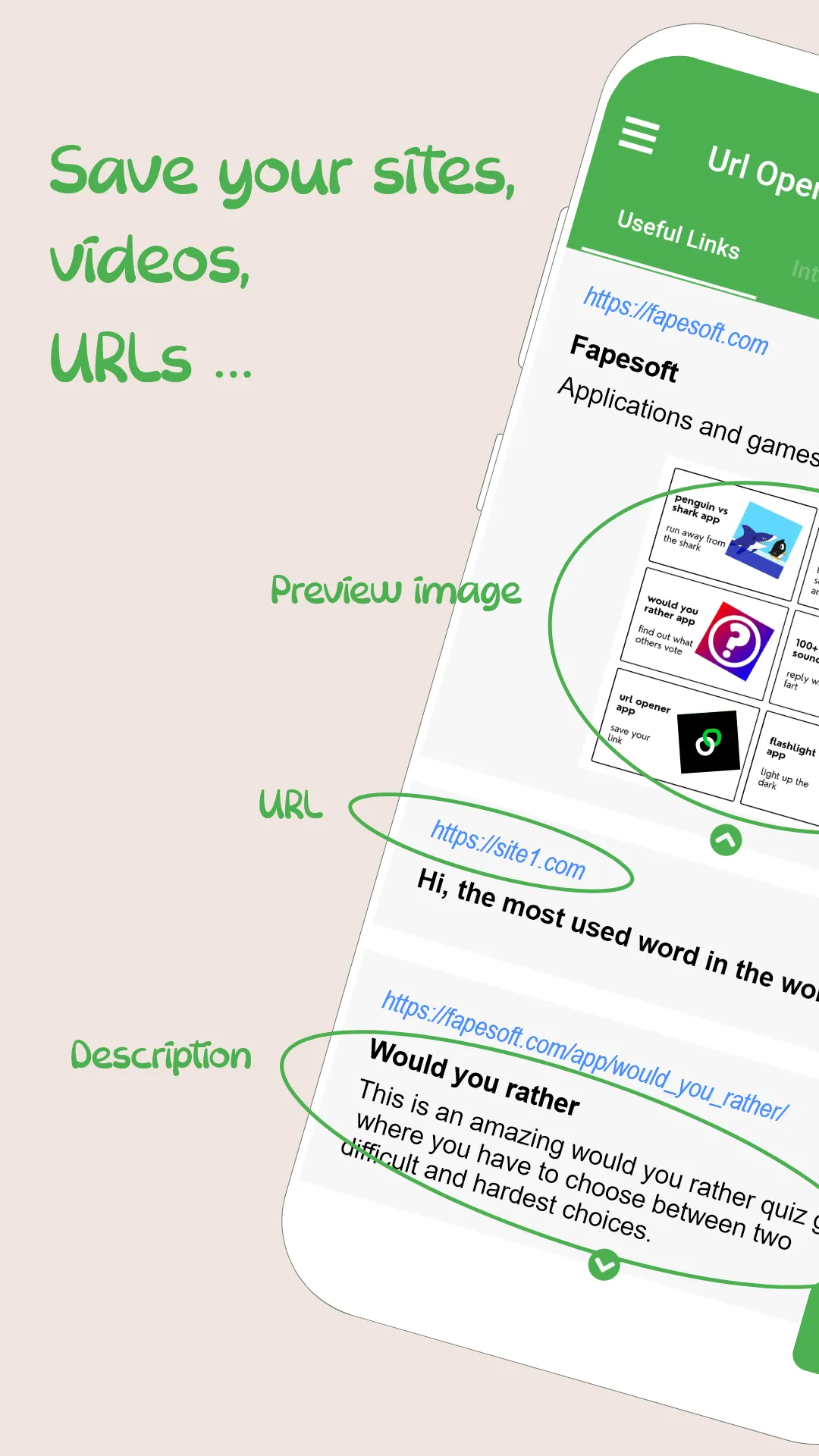 URL opener app | Indus Appstore | Screenshot