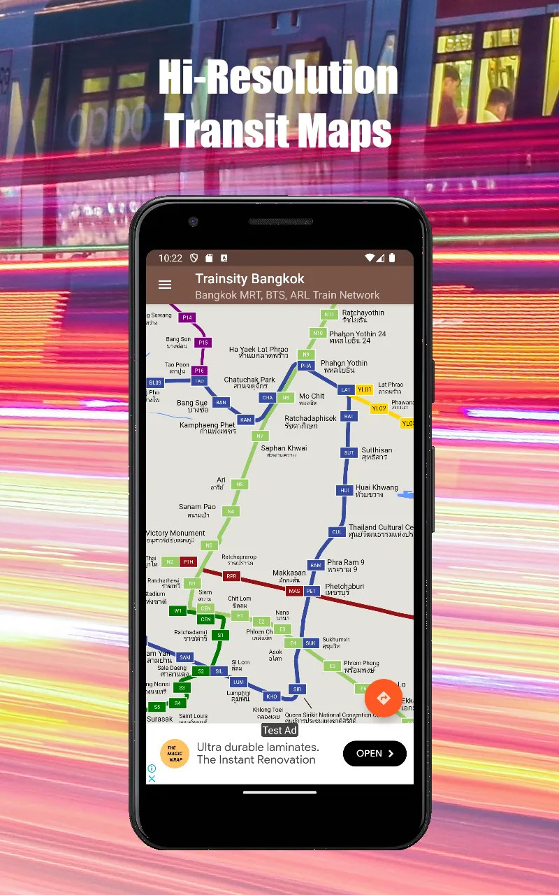 Trainsity Bangkok BTS MRT | Indus Appstore | Screenshot