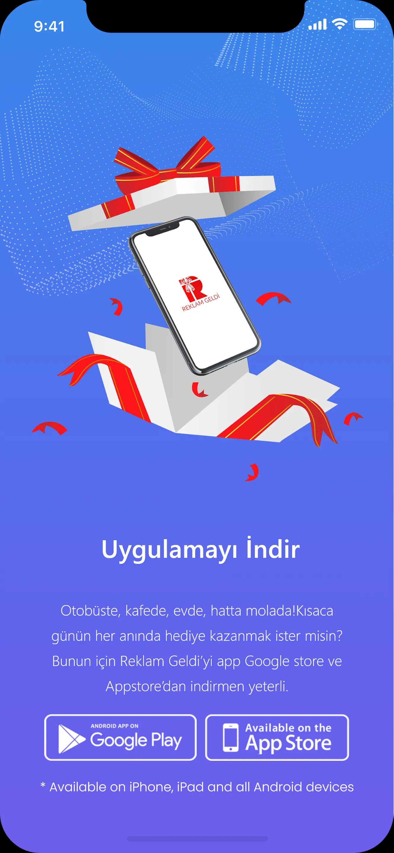 Reklam Geldi | Indus Appstore | Screenshot