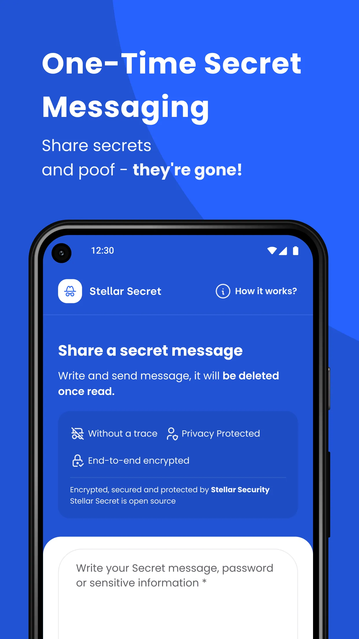 Stellar Security - Secret | Indus Appstore | Screenshot