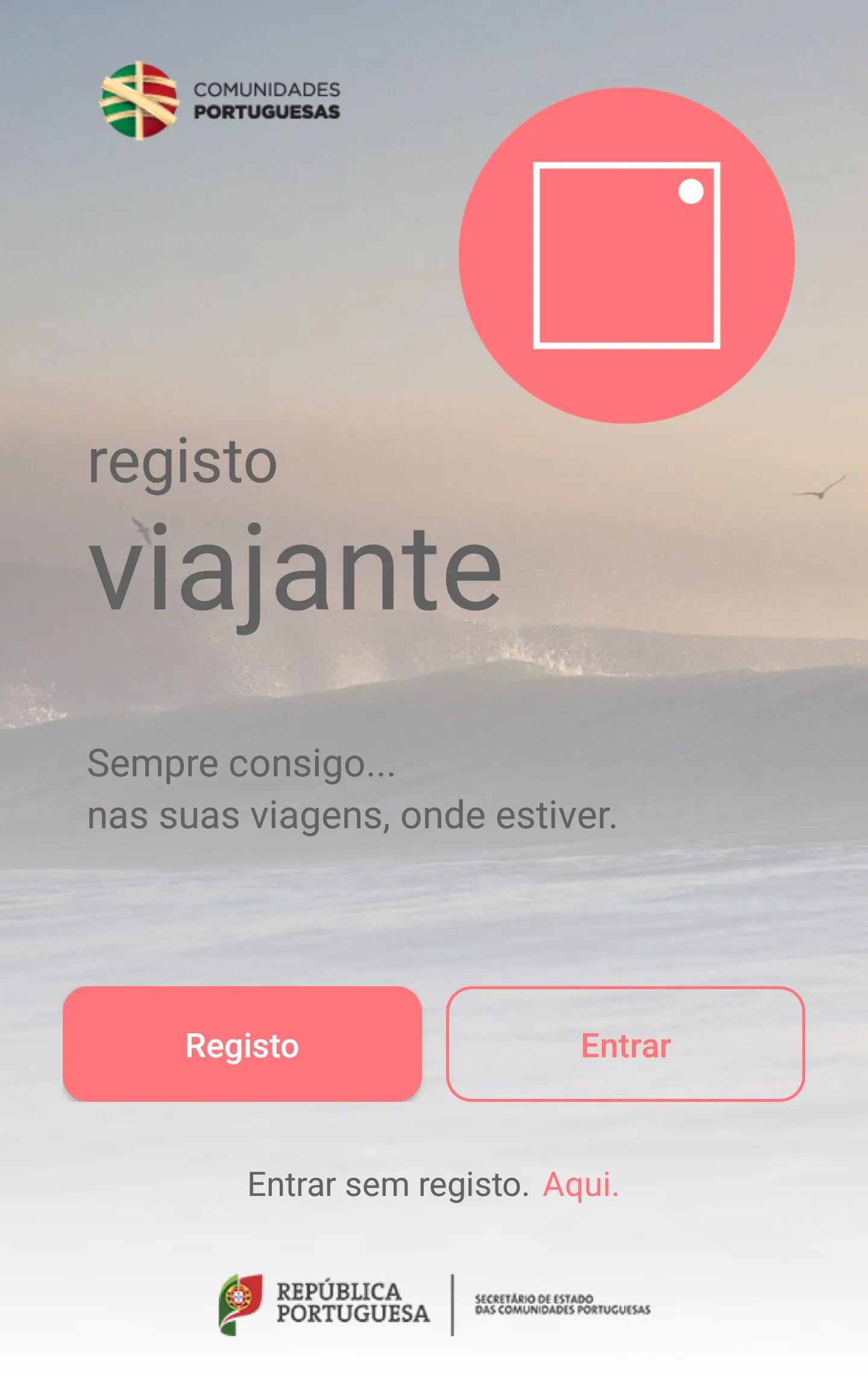 Registo Viajante | Indus Appstore | Screenshot