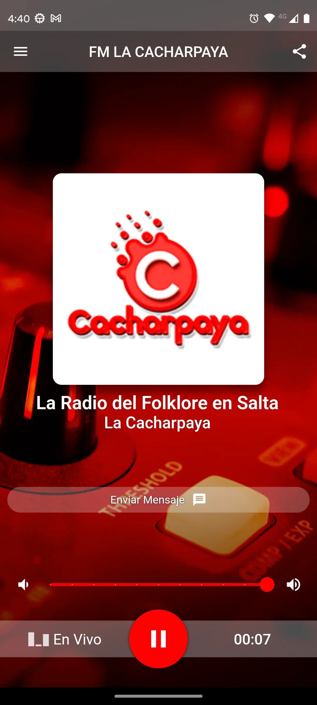 Fm La Cacharpaya | Indus Appstore | Screenshot