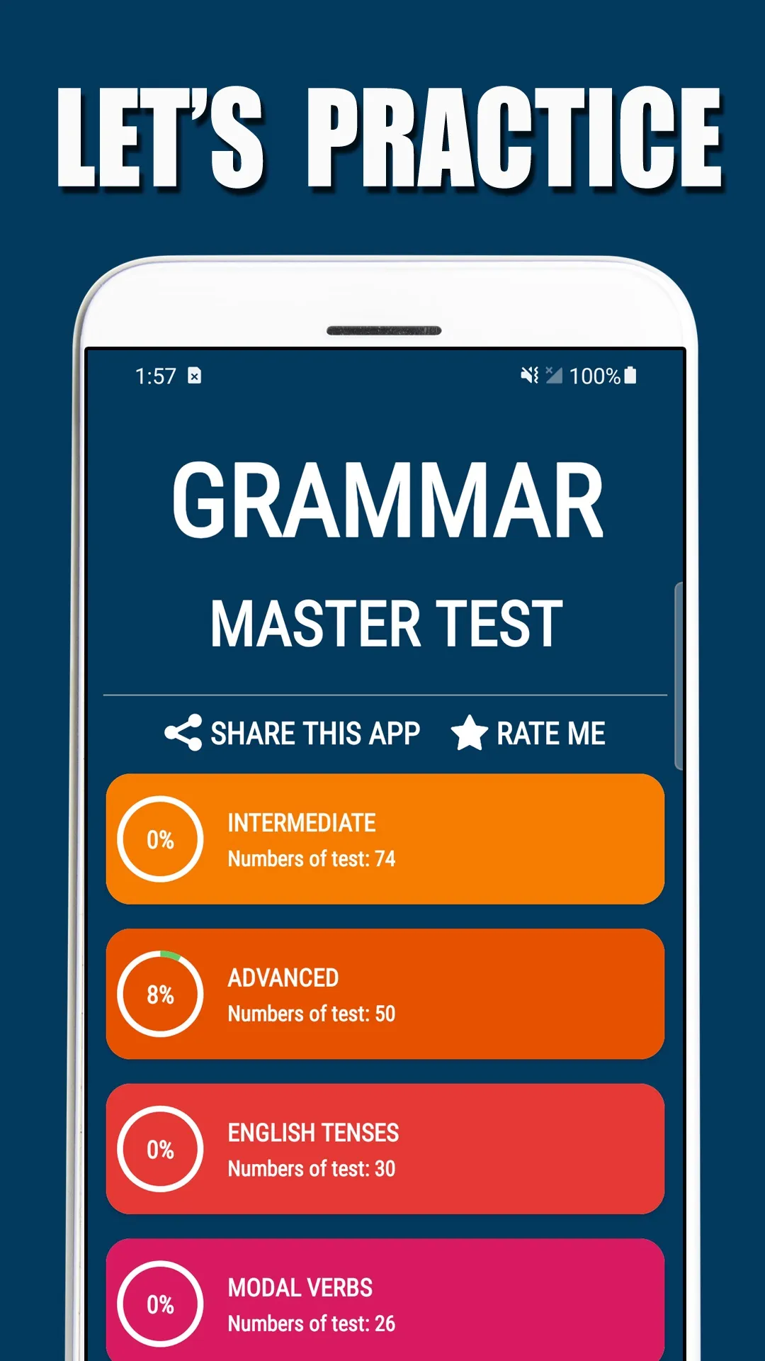 Grammar Master Test - English | Indus Appstore | Screenshot