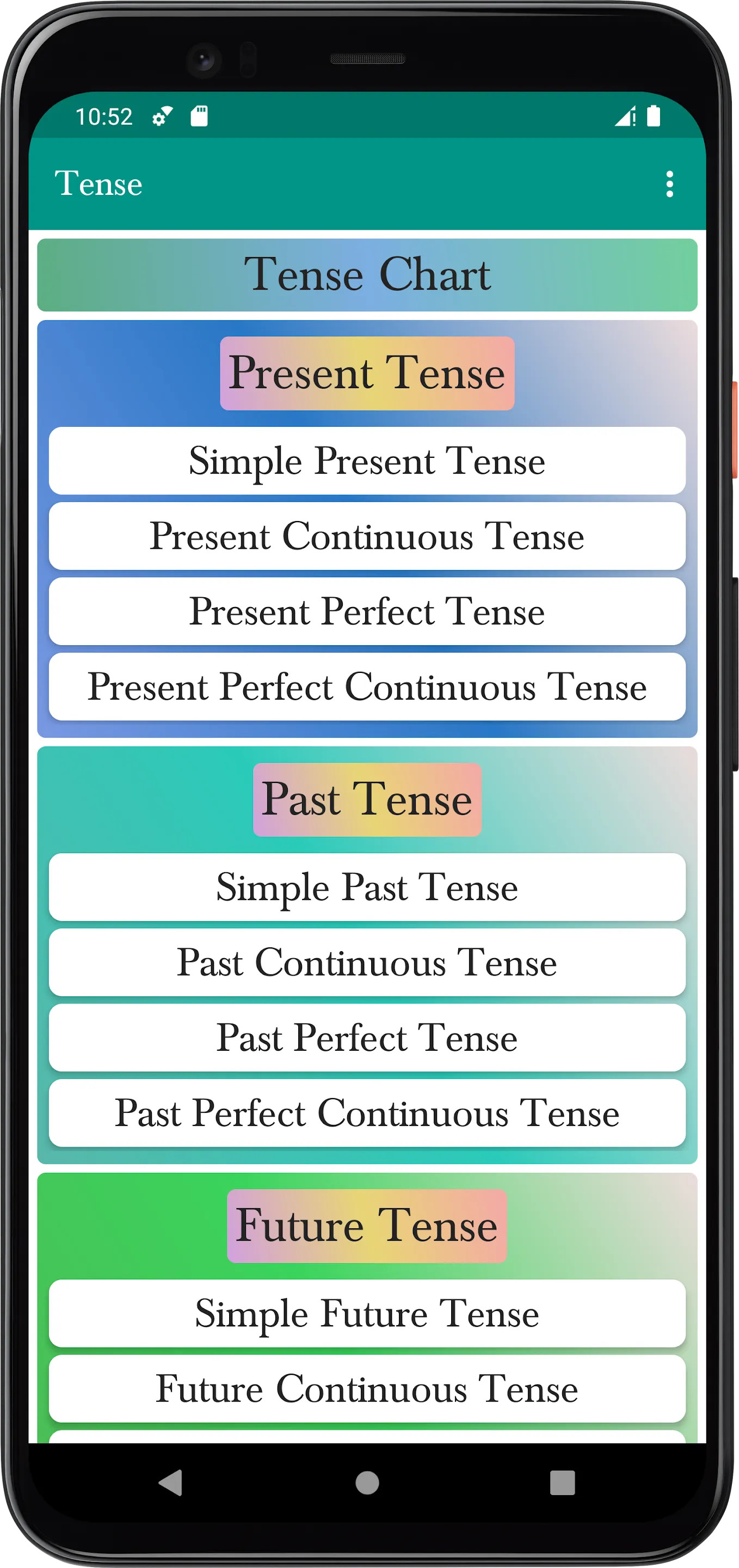 Tense In Hindi | Indus Appstore | Screenshot