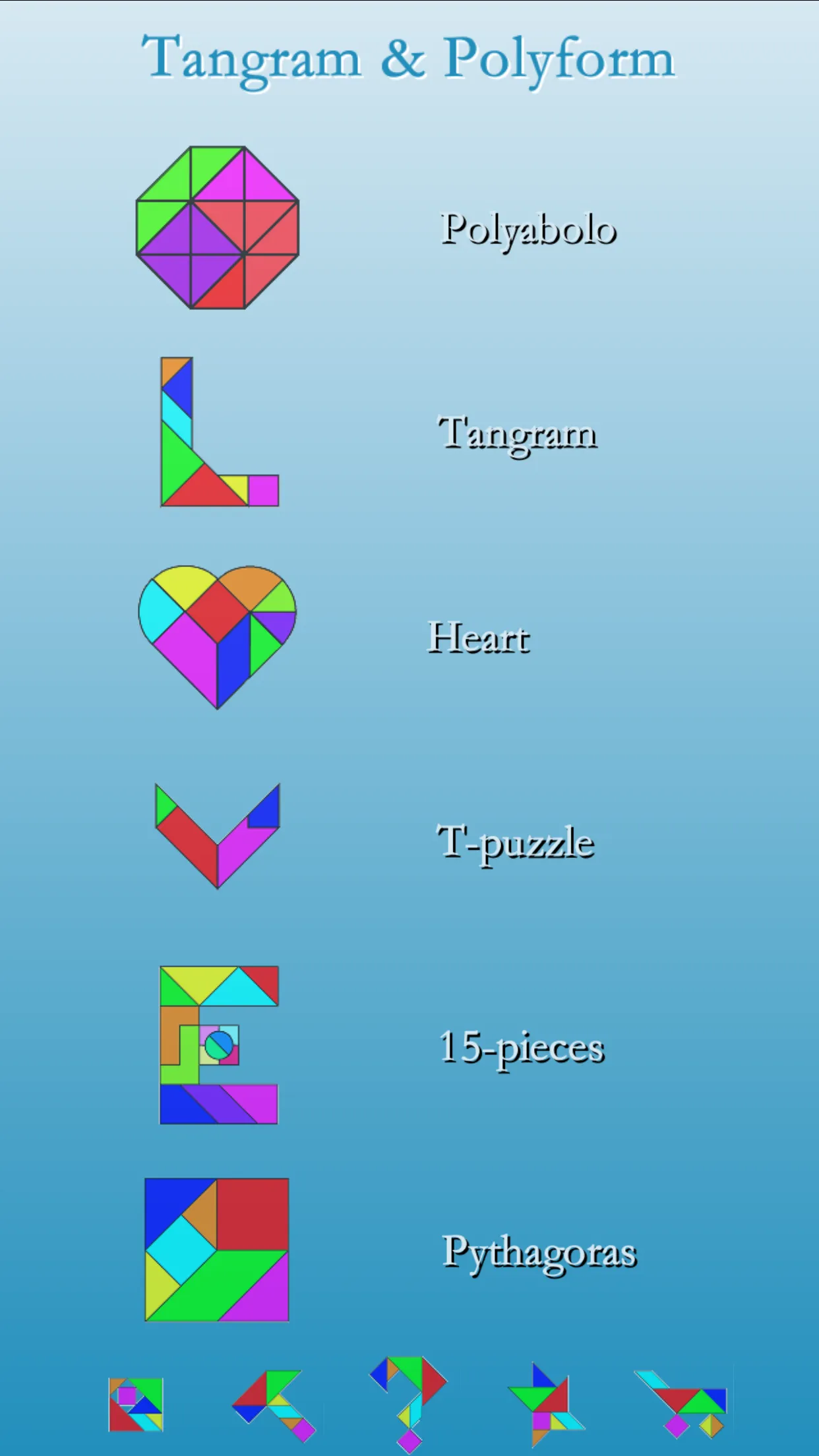 Tangram & Polyform Puzzle | Indus Appstore | Screenshot