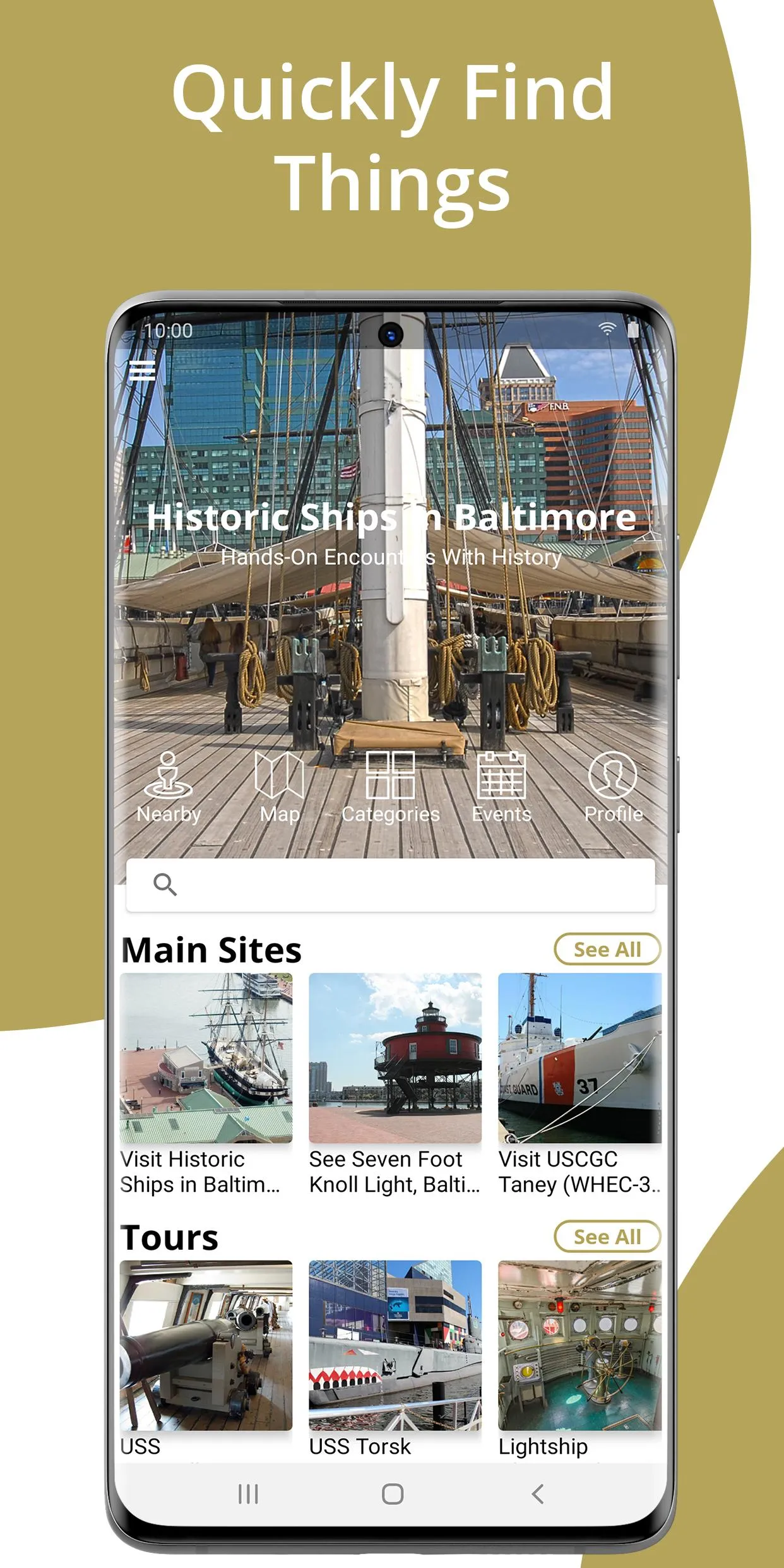 Historic Ships in Baltimore | Indus Appstore | Screenshot