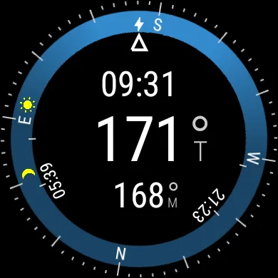 Compass for Wear OS watches | Indus Appstore | Screenshot