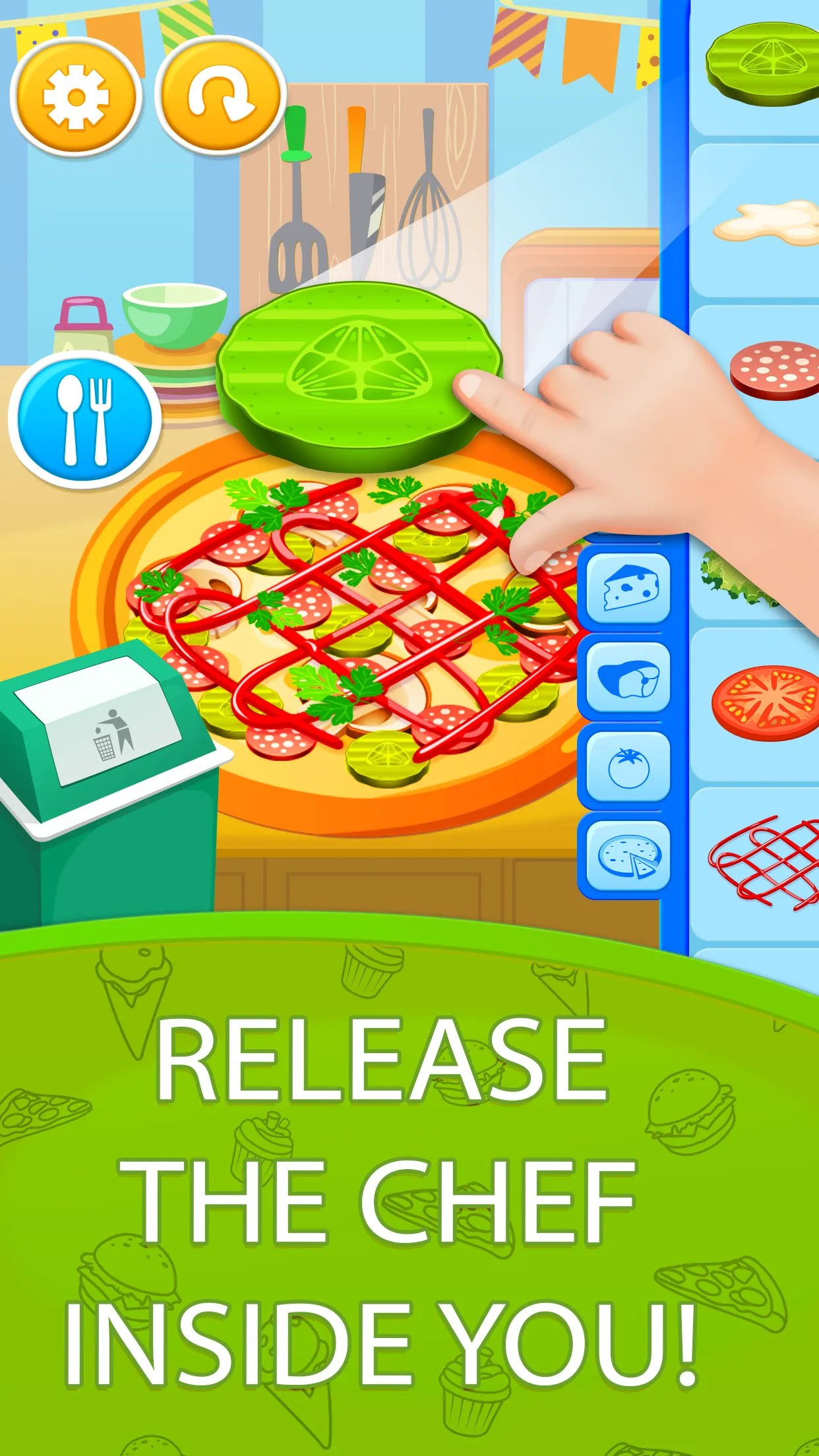 Baby kitchen game Burger Chef | Indus Appstore | Screenshot