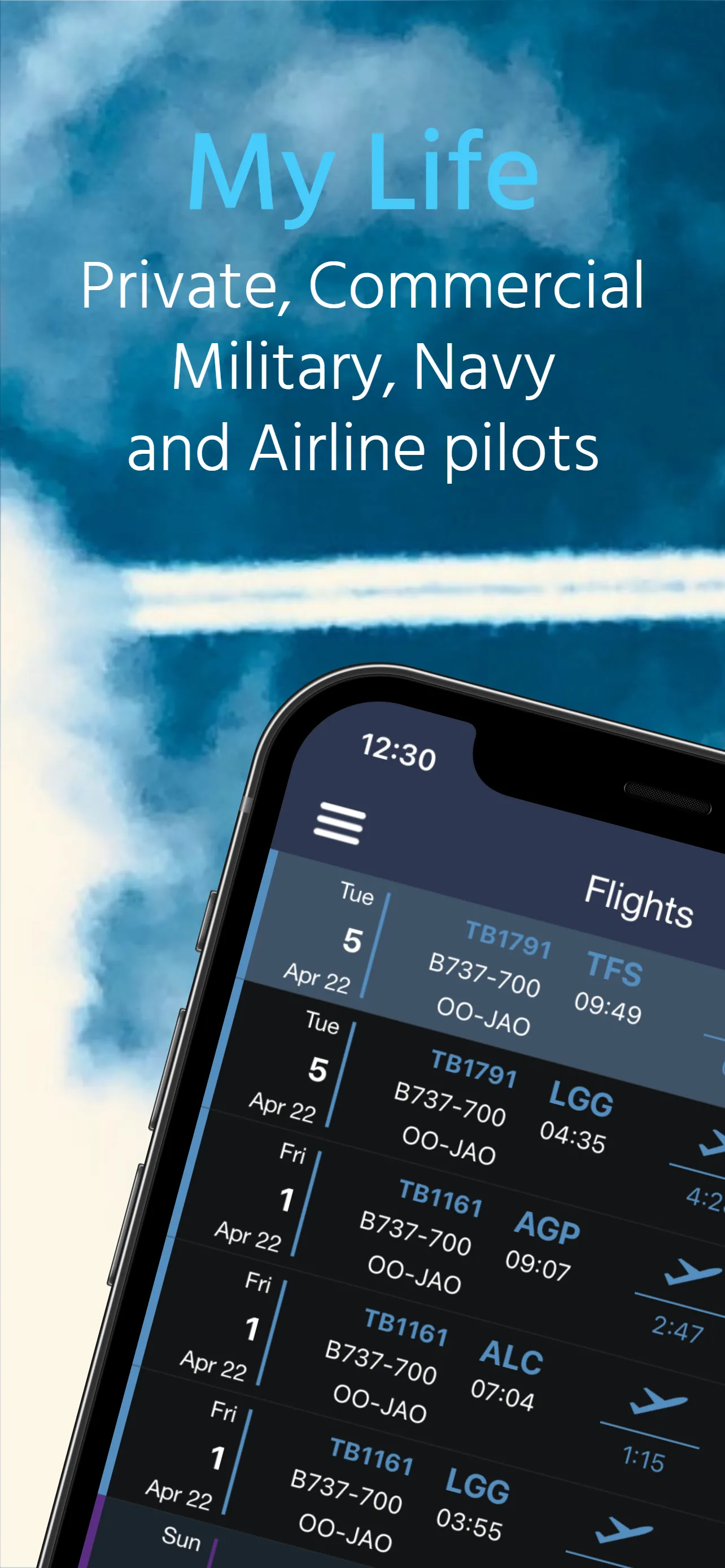 PILOTLOG - CrewLounge AERO | Indus Appstore | Screenshot
