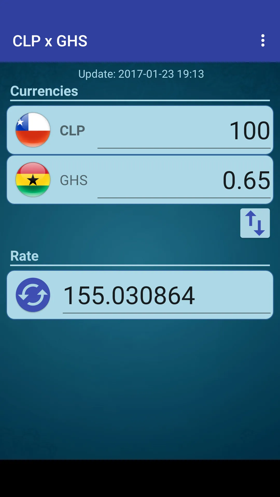 Chile Peso x Ghanaian Cedi | Indus Appstore | Screenshot