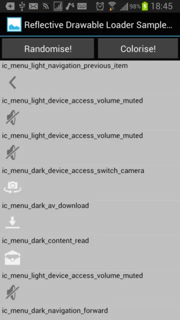 Reflective Drawable Loader | Indus Appstore | Screenshot