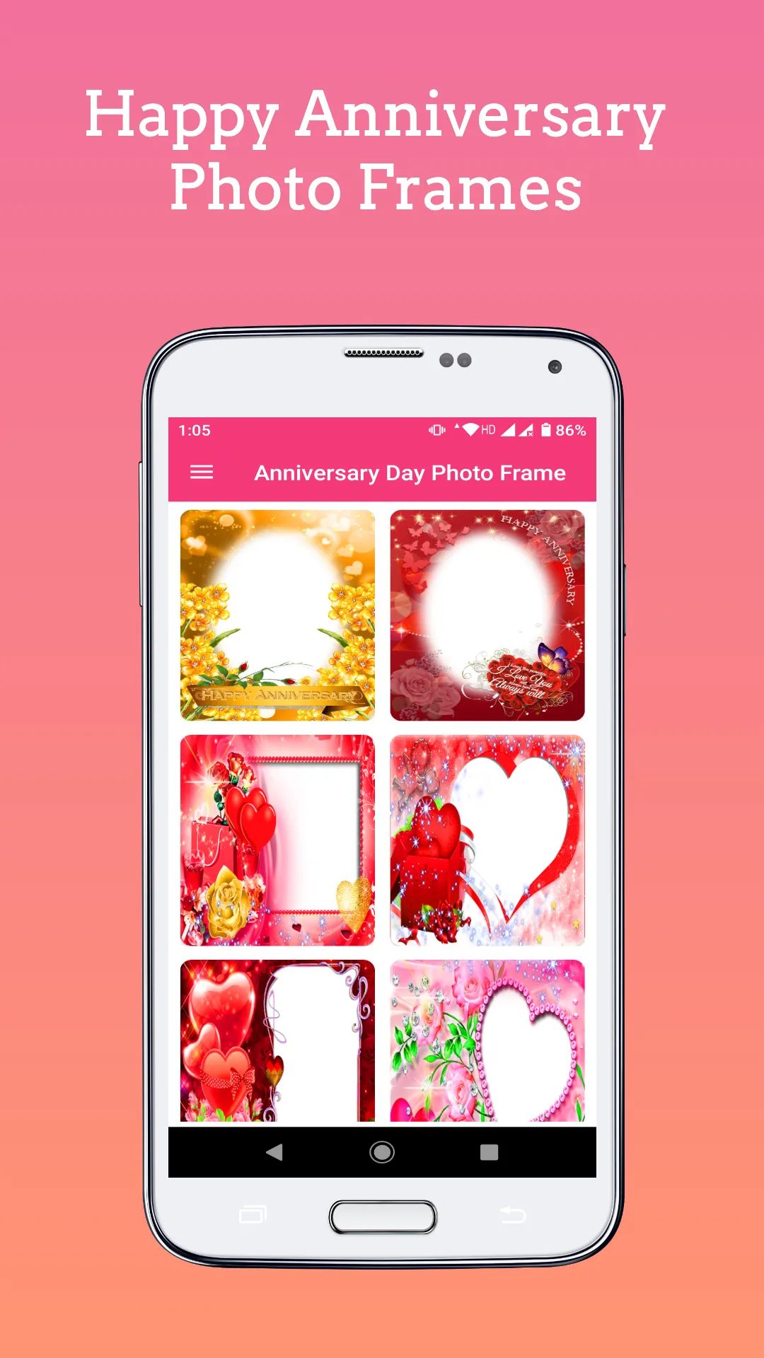 Anniversary Photo Frames | Indus Appstore | Screenshot