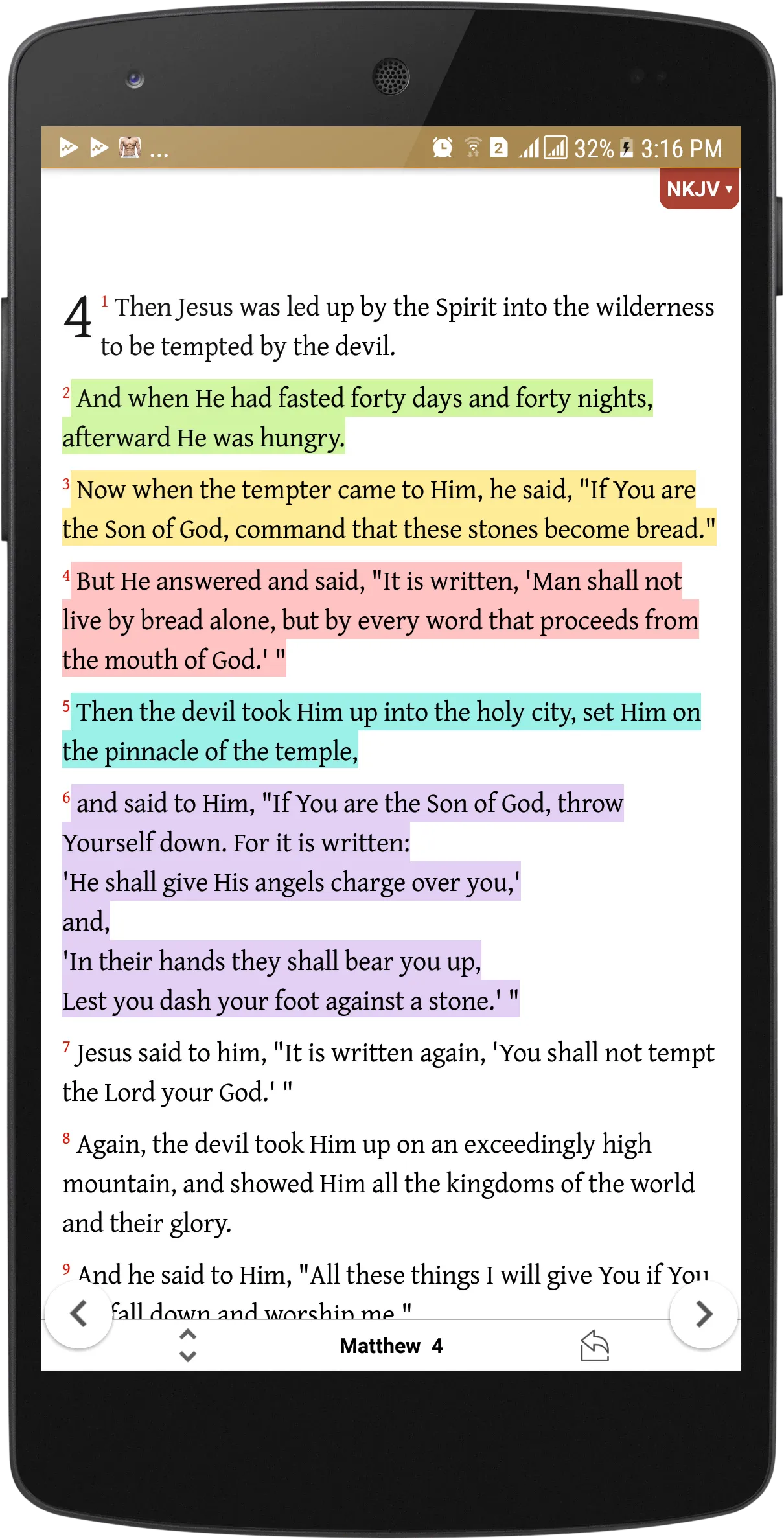 Bible NKJV - New King James Ve | Indus Appstore | Screenshot