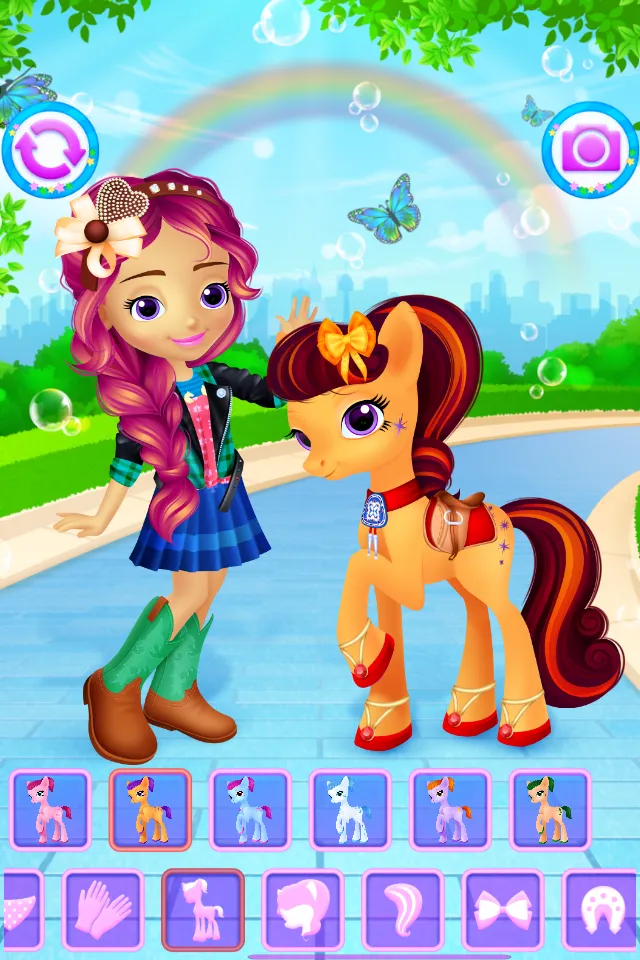 Pony & Girl Dress Up | Indus Appstore | Screenshot