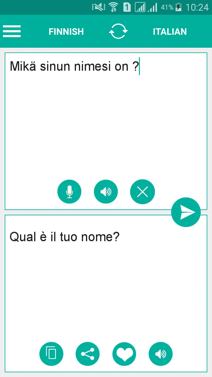 Finnish Italian Translator | Indus Appstore | Screenshot