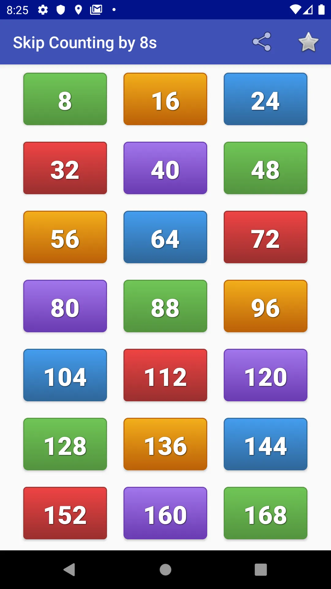 Skip Counting for Kids | Indus Appstore | Screenshot