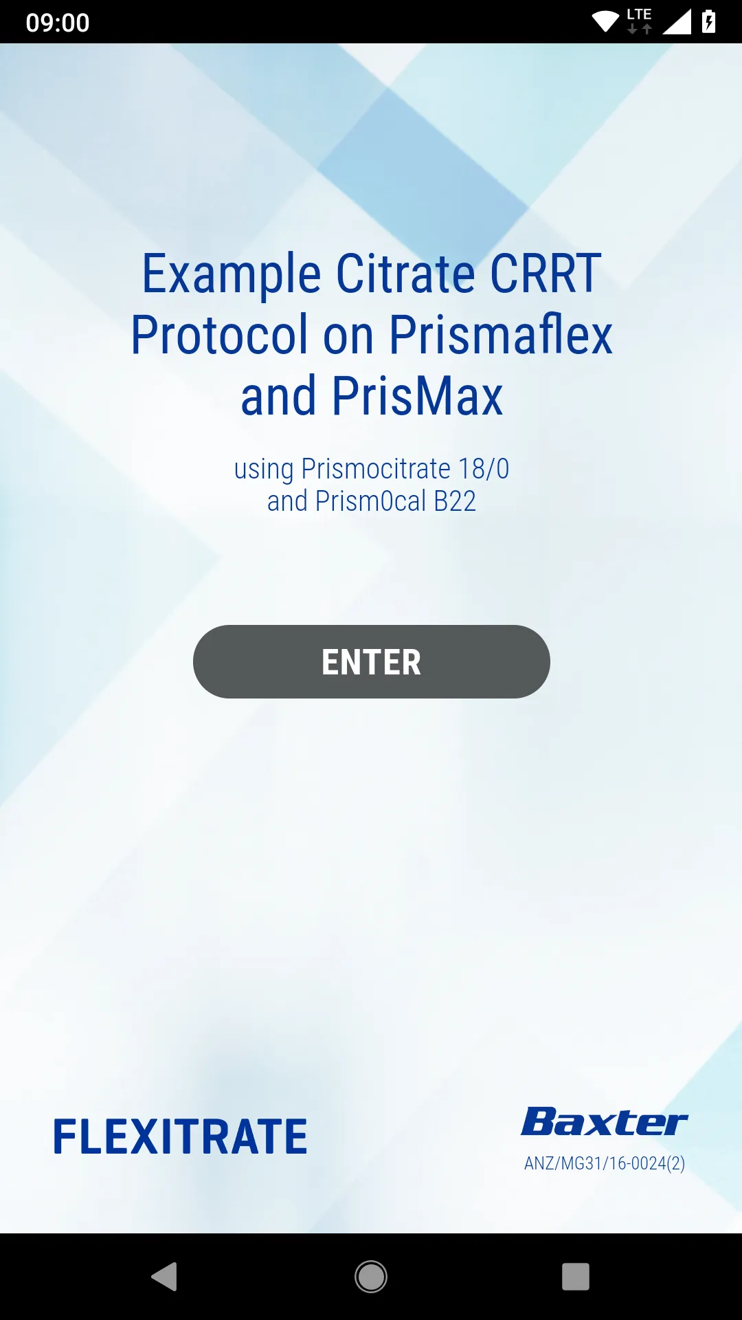 Prismaflex Citrate Protocol | Indus Appstore | Screenshot