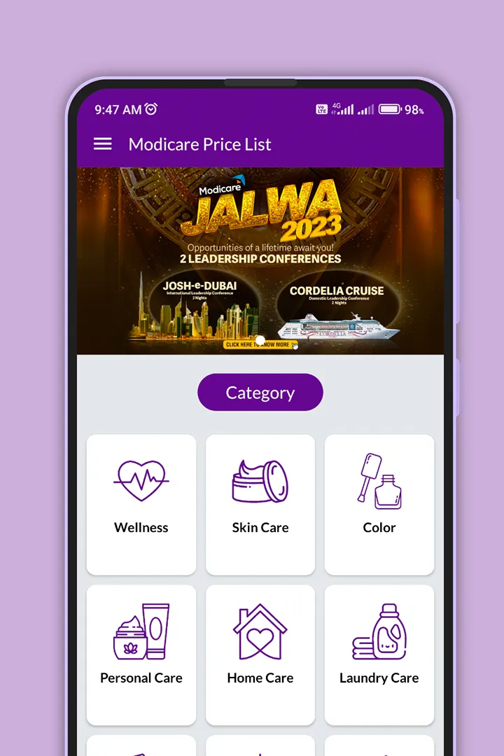 Modicare products Price list | Indus Appstore | Screenshot