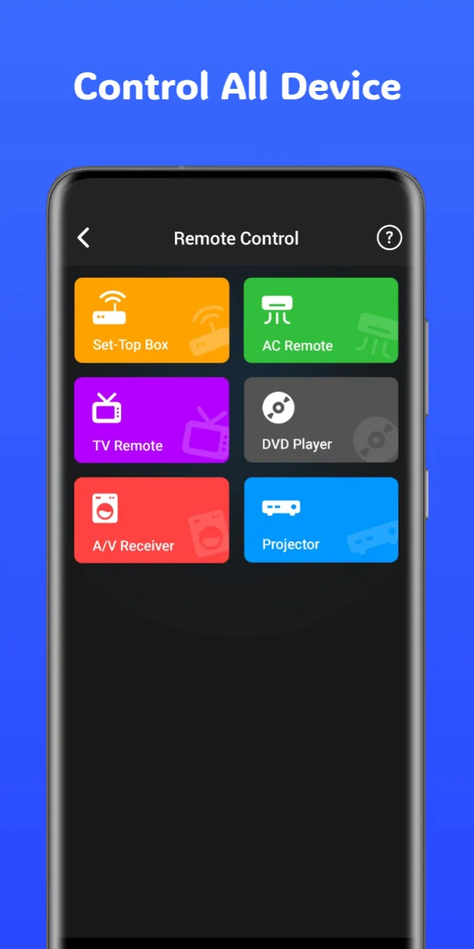 All SetTop Box Remote Control | Indus Appstore | Screenshot