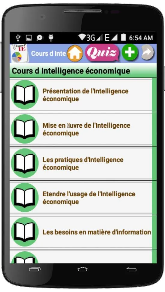 Cours Intelligence Economique | Indus Appstore | Screenshot