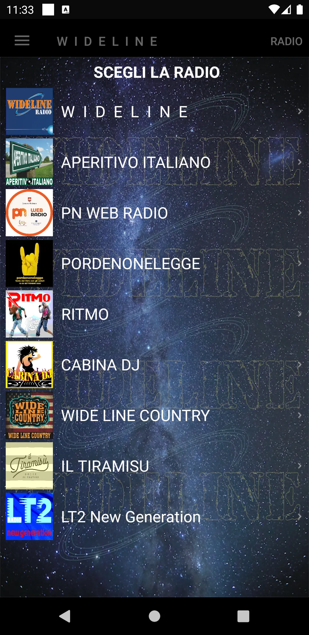 Wideline Radio | Indus Appstore | Screenshot