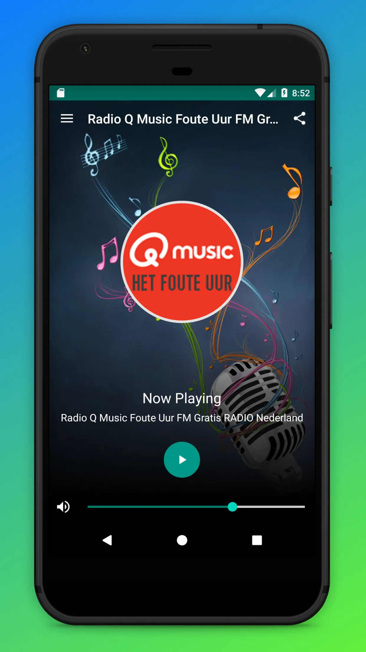 QMusic Foute Uur Radio App NL | Indus Appstore | Screenshot