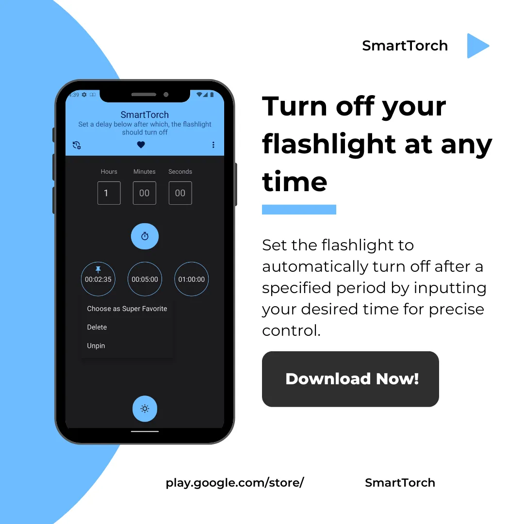 SmartTorch - Torch with Timer | Indus Appstore | Screenshot