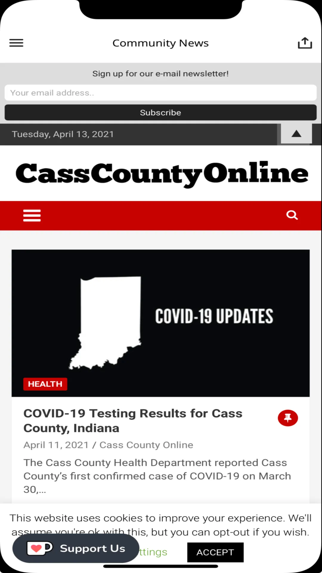 Cass County INfo | Indus Appstore | Screenshot