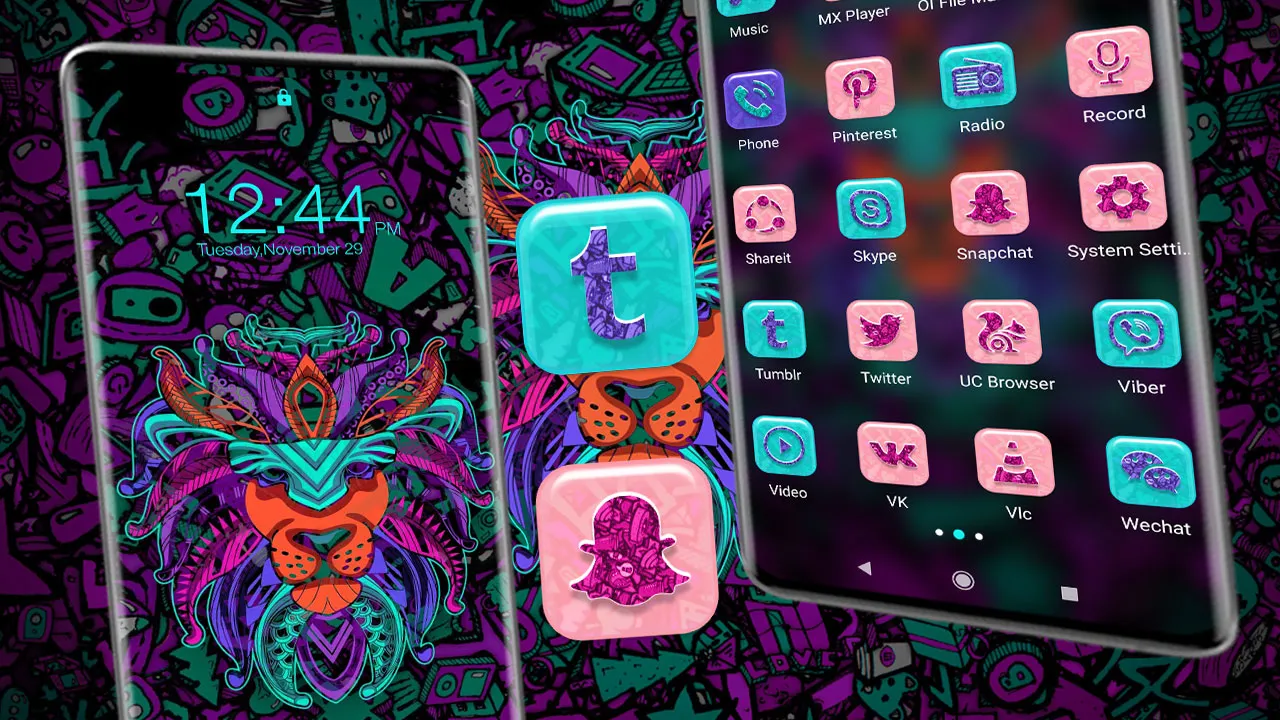 Abstract Lion Theme | Indus Appstore | Screenshot