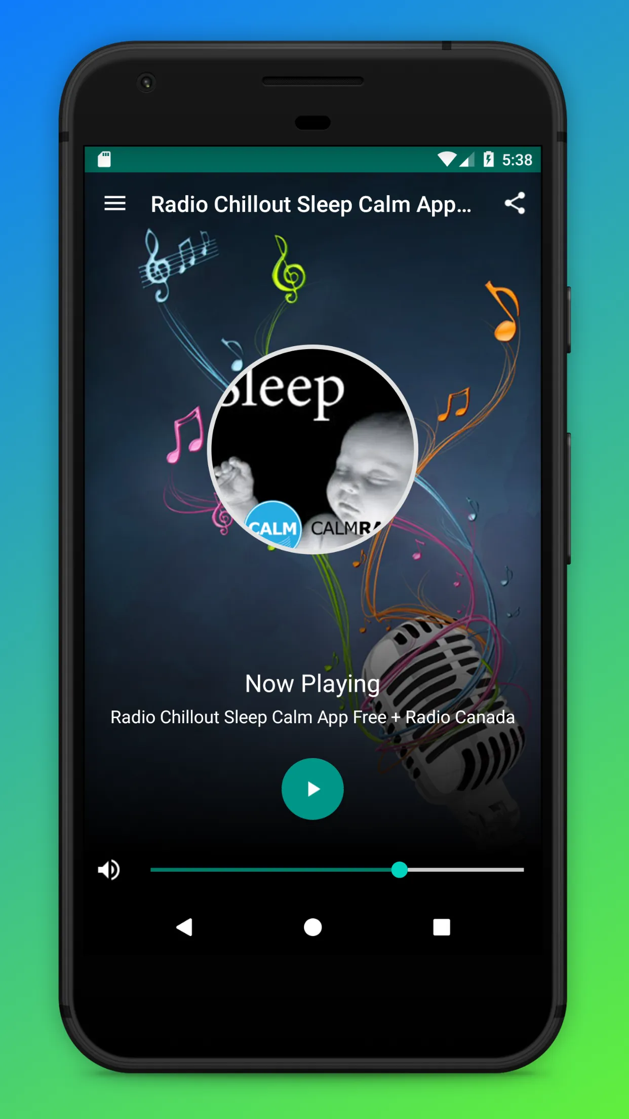 Calm Sleep Radio App CA Online | Indus Appstore | Screenshot