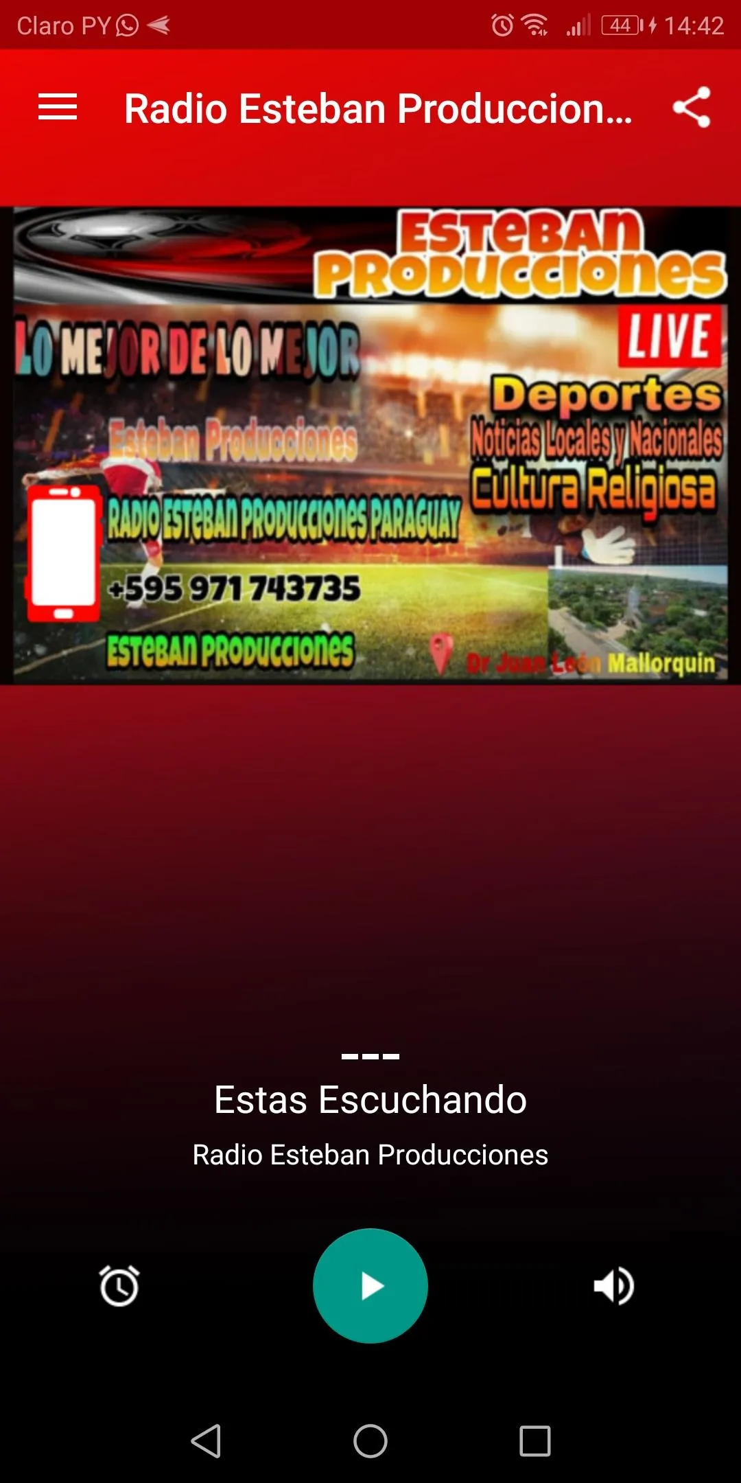 Radio Esteban Producciones PY | Indus Appstore | Screenshot