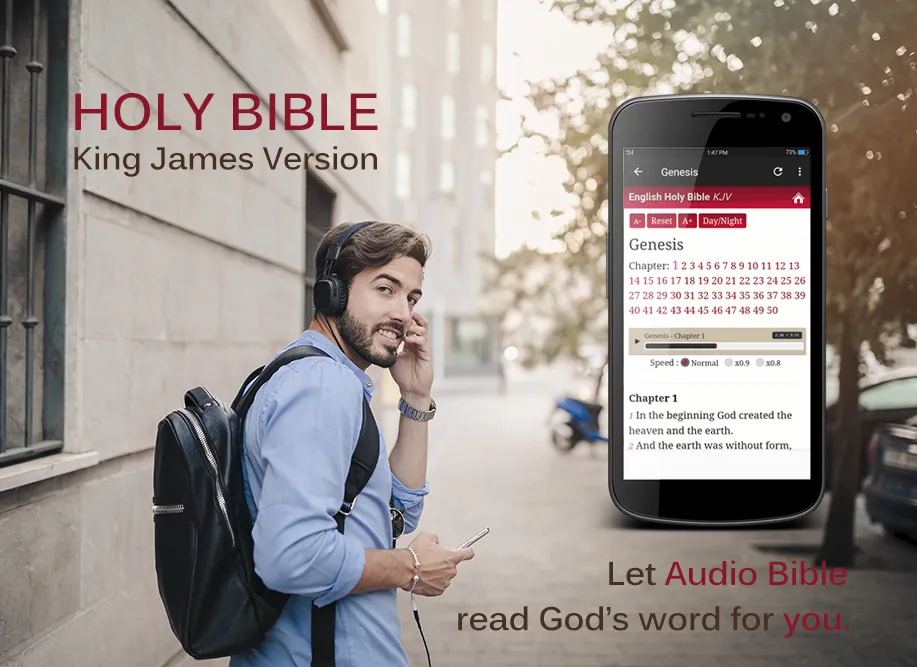 King James Bible - KJV Audio | Indus Appstore | Screenshot