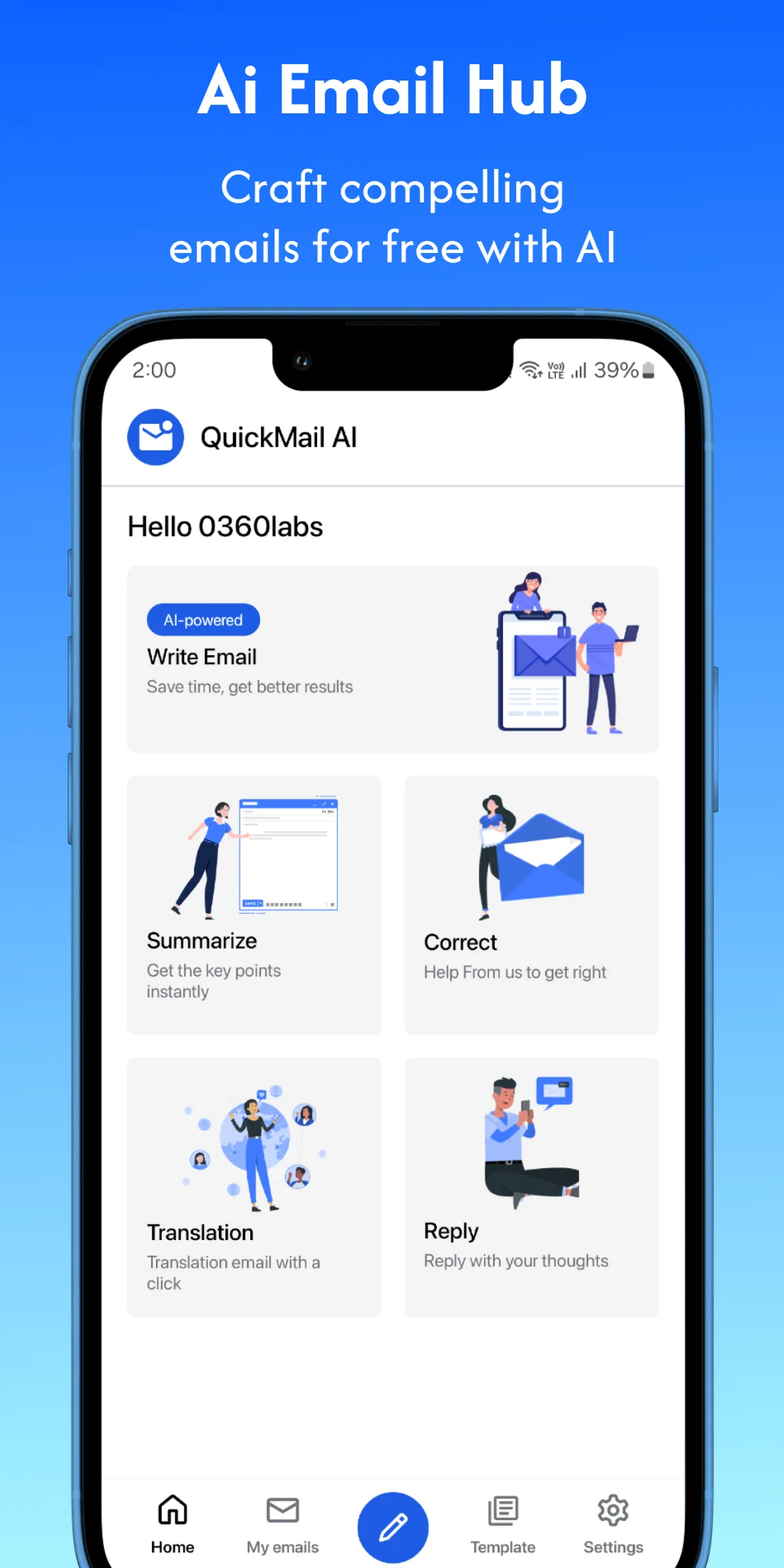 QuickMail : AI Email Writer | Indus Appstore | Screenshot