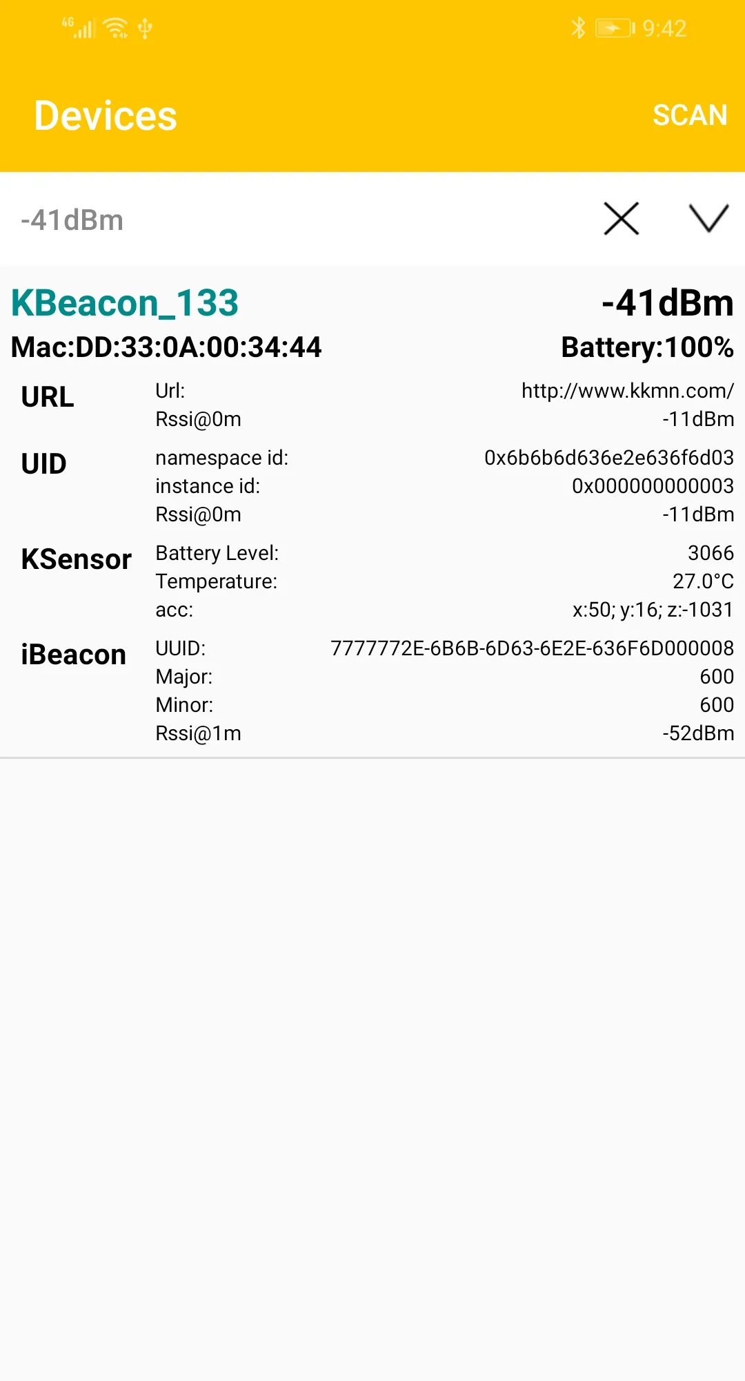 KBeacon | Indus Appstore | Screenshot