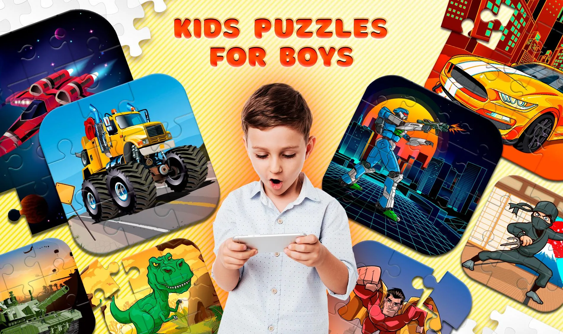 Kids Puzzles for Boys | Indus Appstore | Screenshot