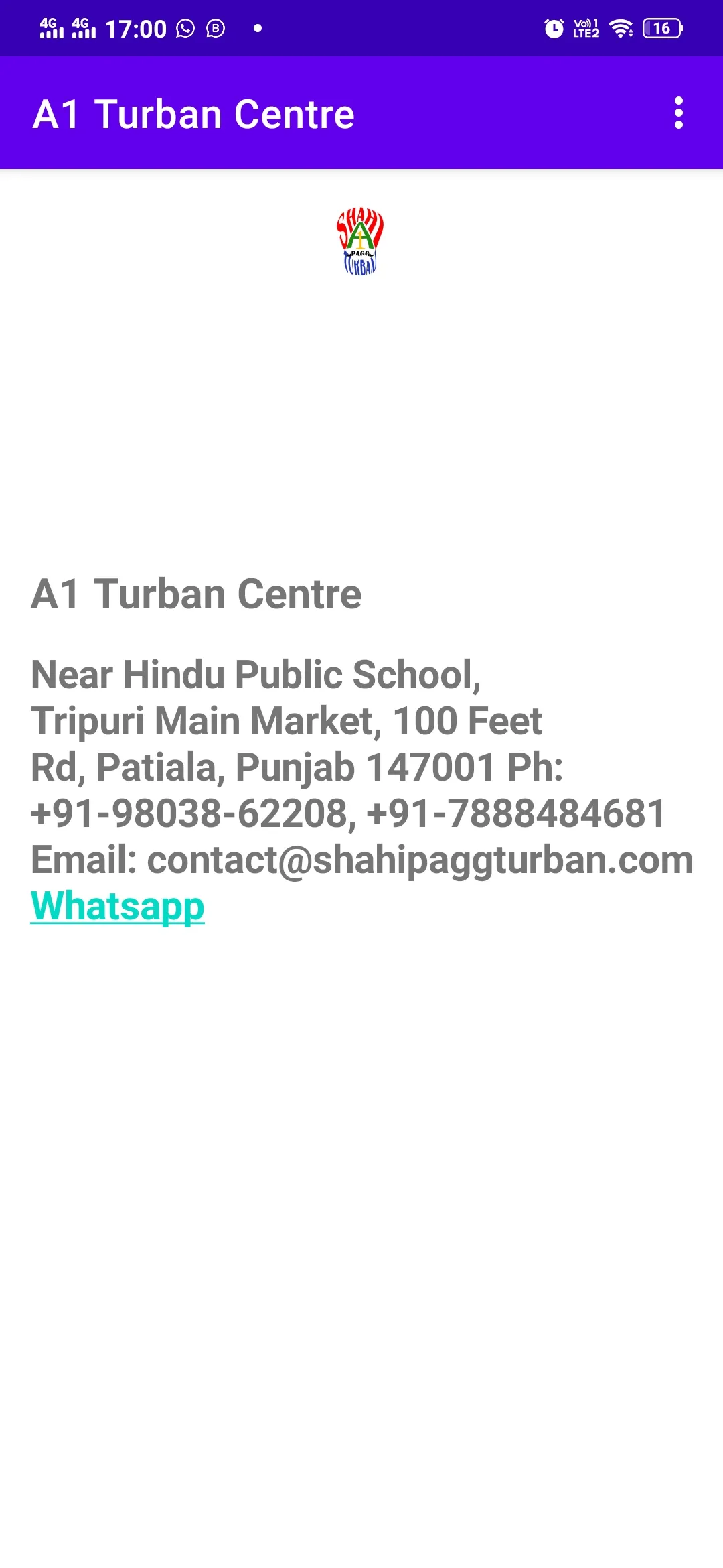 A1 Turban Centre | Indus Appstore | Screenshot