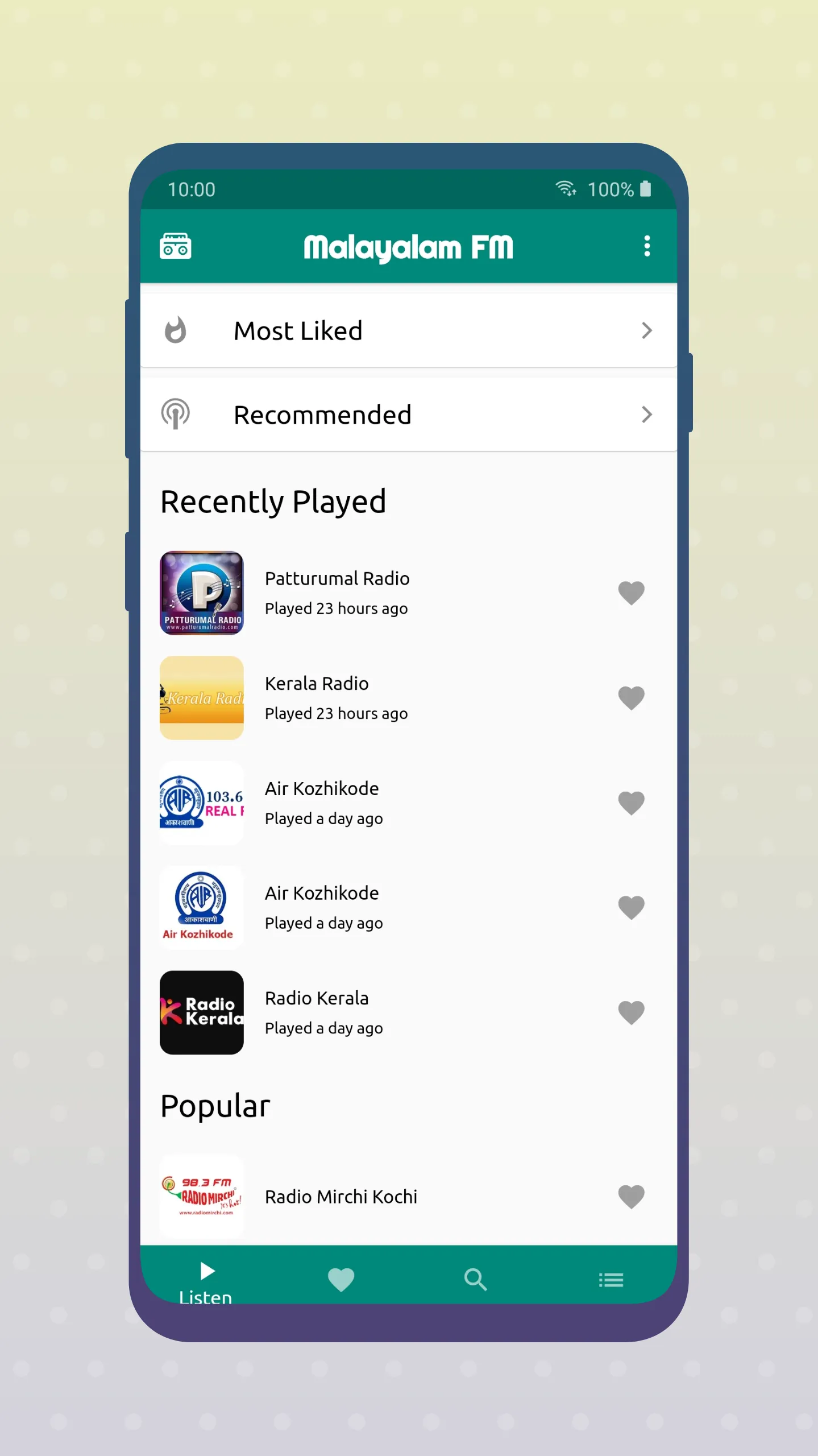 Malayalam FM Online Radio | Indus Appstore | Screenshot