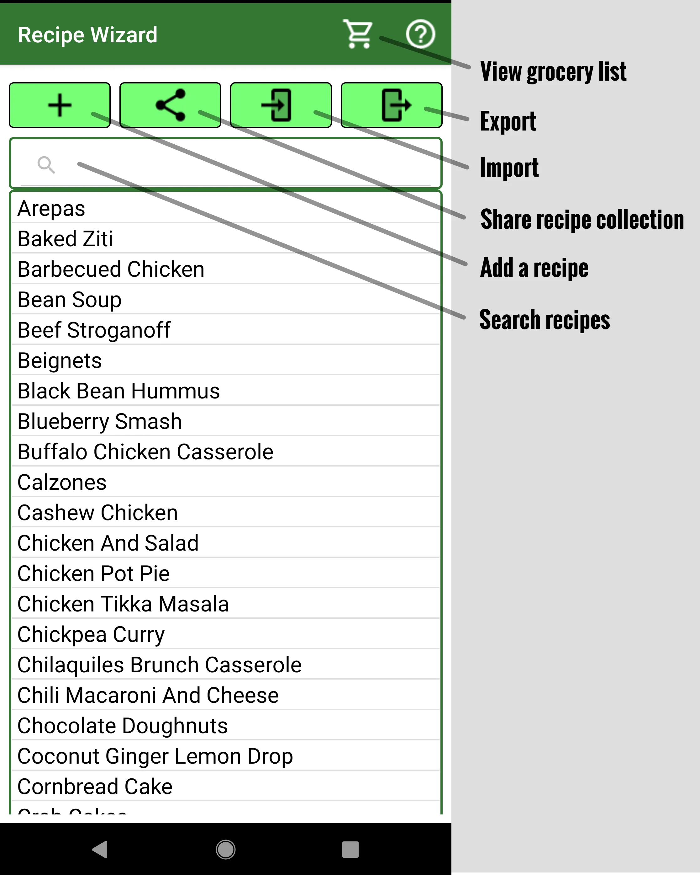 Recipe Wizard | Indus Appstore | Screenshot