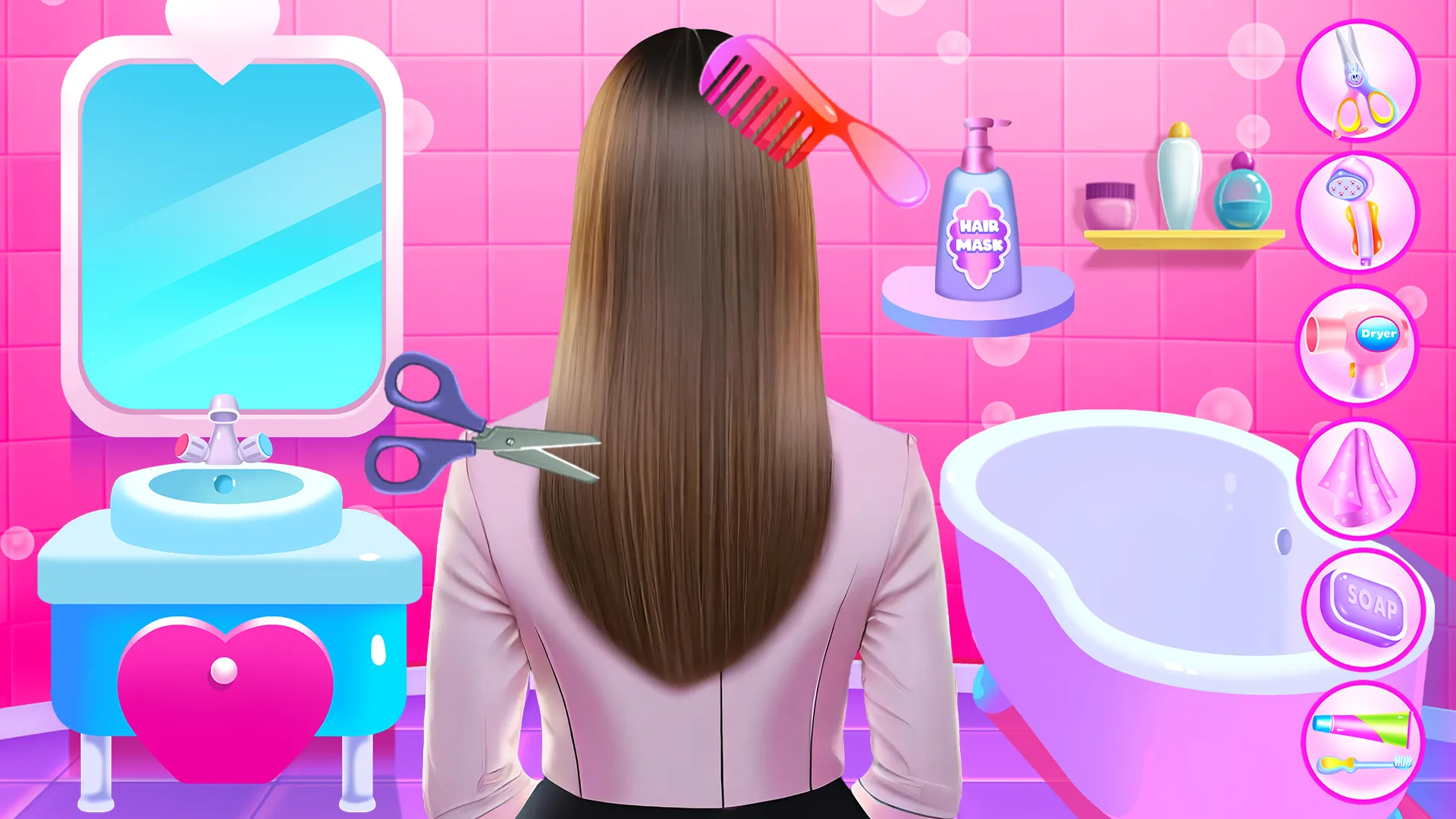 Girl Hair Salon and Beauty | Indus Appstore | Screenshot