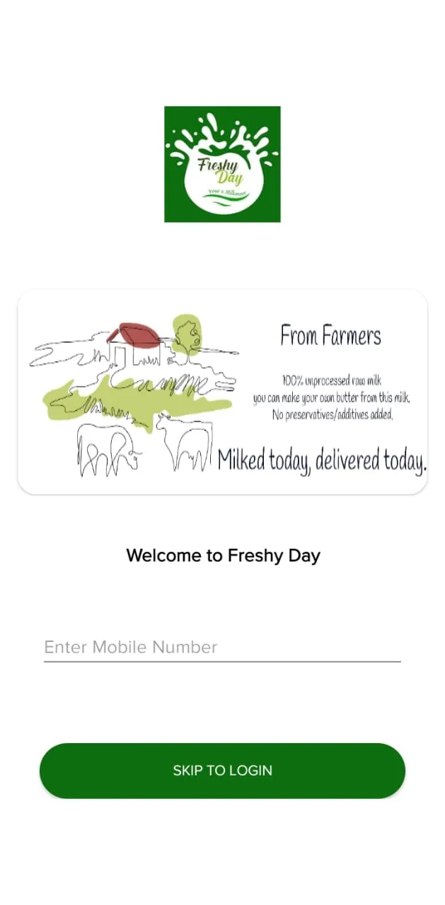 Freshy Day: Cow milk delivery | Indus Appstore | Screenshot