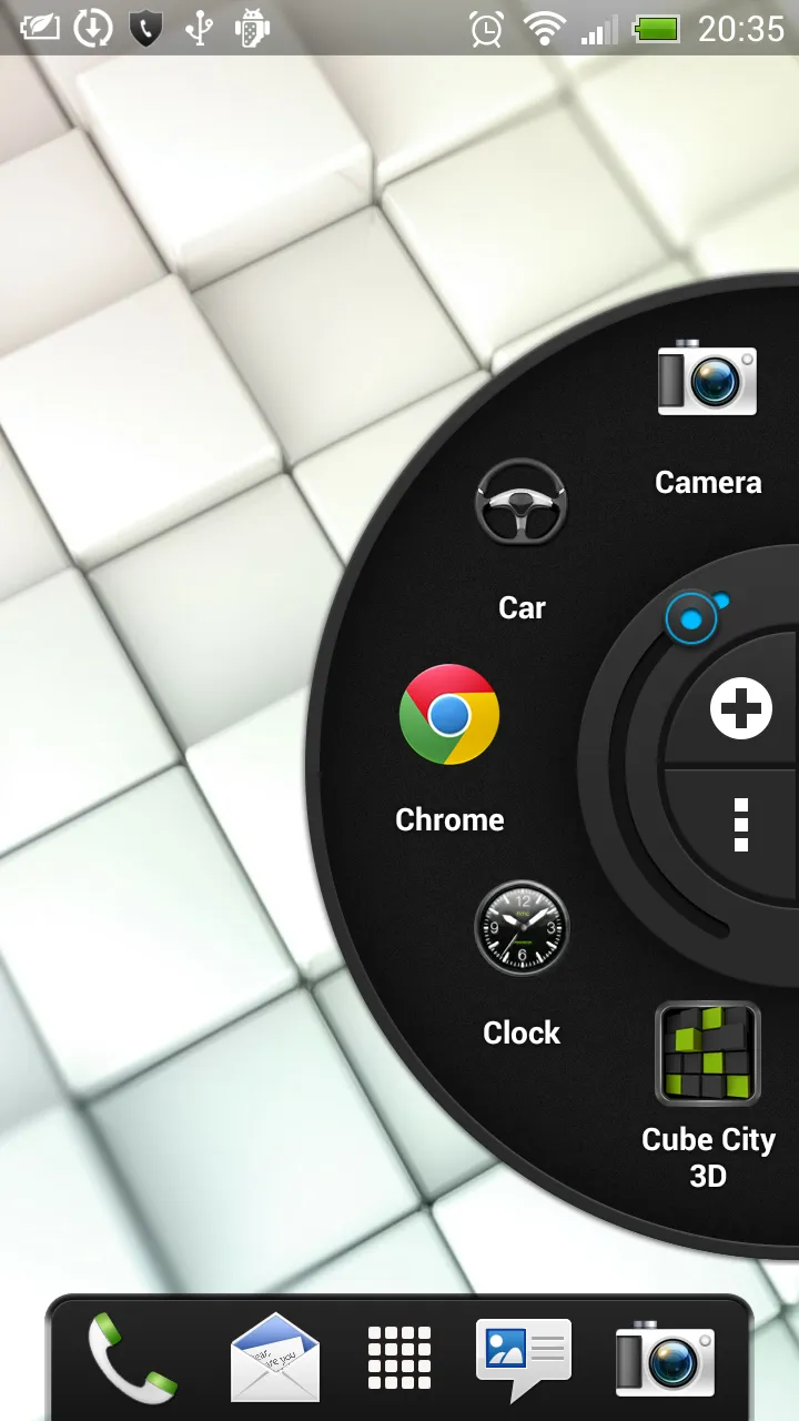 Dark - Wheel Launcher Theme | Indus Appstore | Screenshot