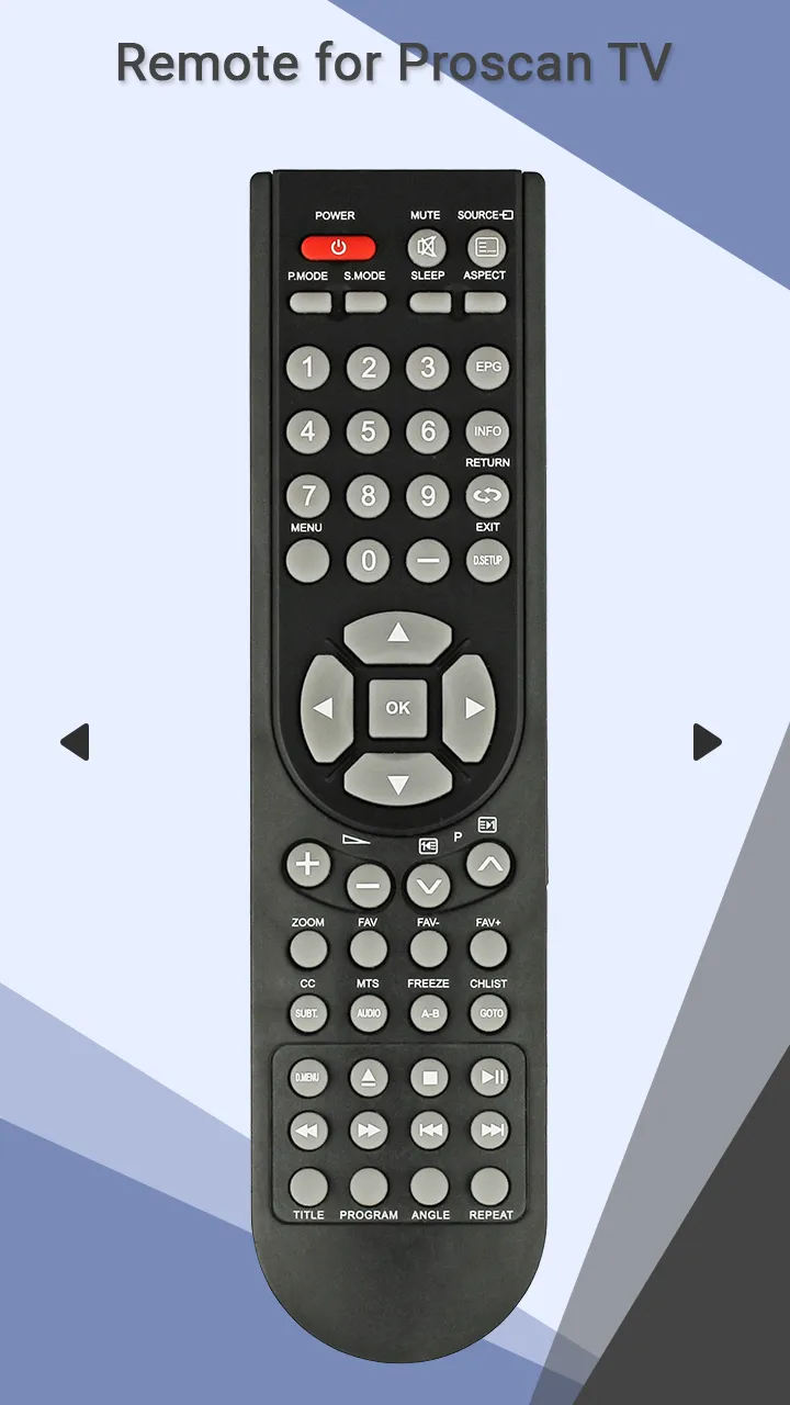 Remote for Proscan TV | Indus Appstore | Screenshot