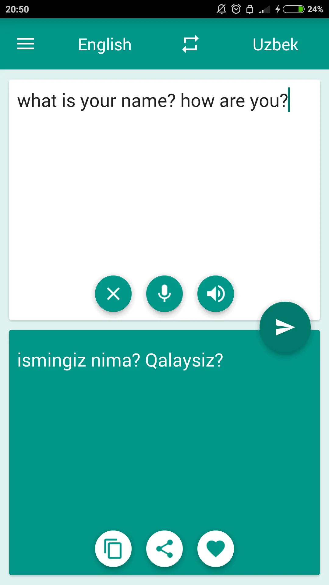 Uzbek-English Translator | Indus Appstore | Screenshot