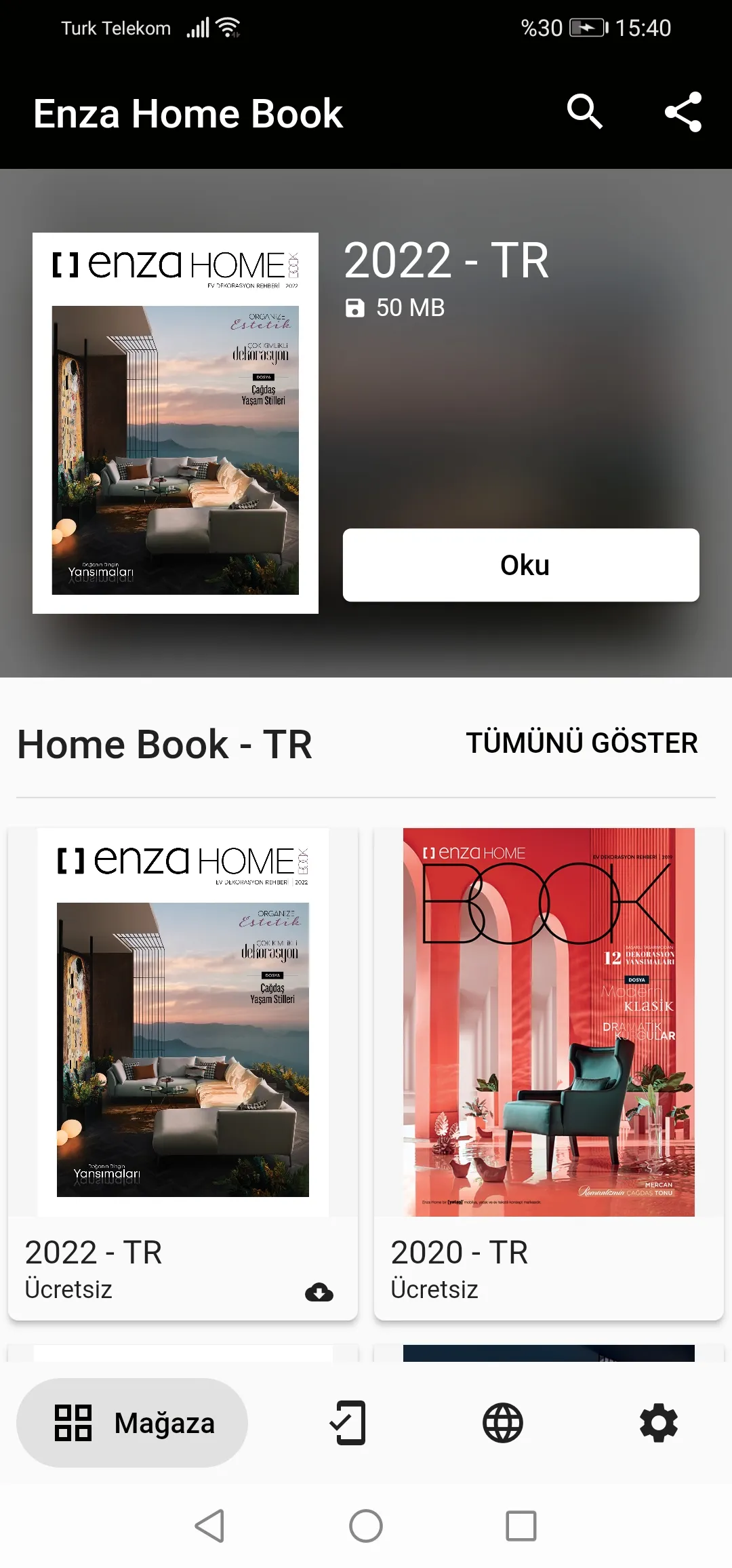 Enza Home Book | Indus Appstore | Screenshot