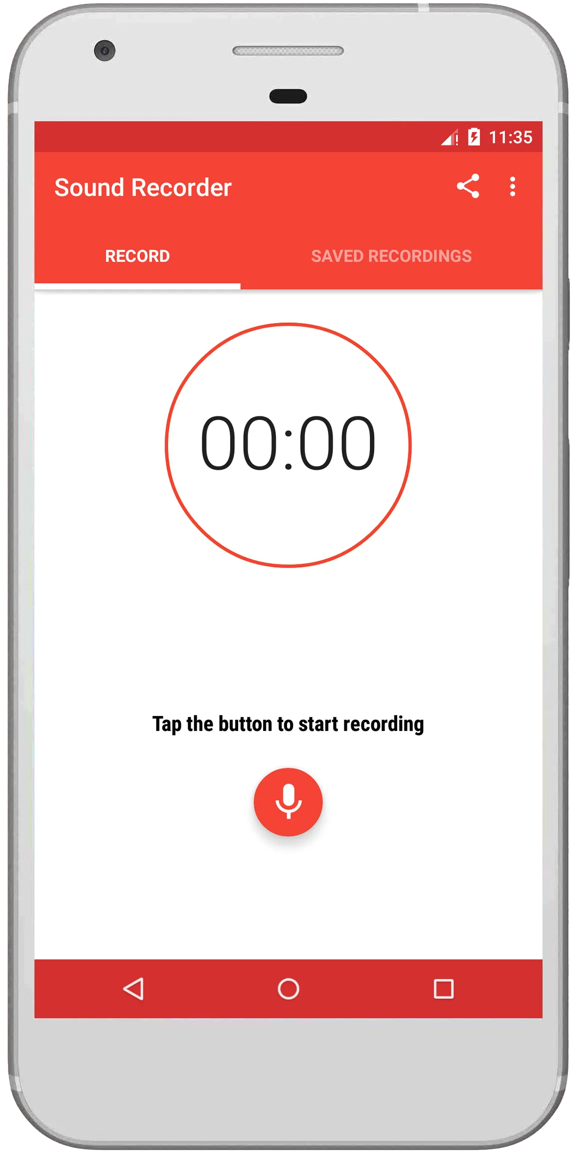 Sound Recorder : easy recorder | Indus Appstore | Screenshot