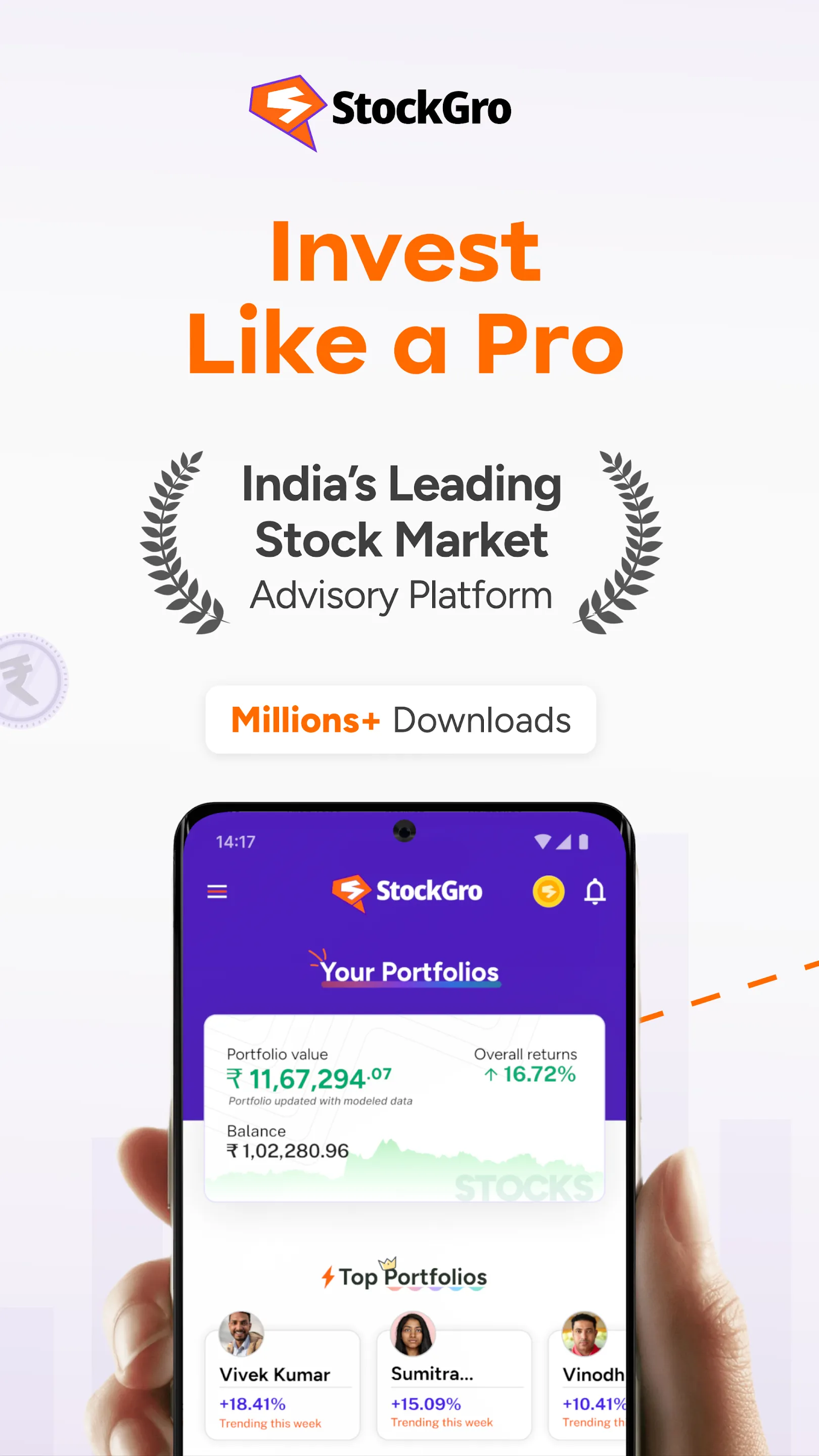 StockGro: Trade with Experts | Indus Appstore | Screenshot