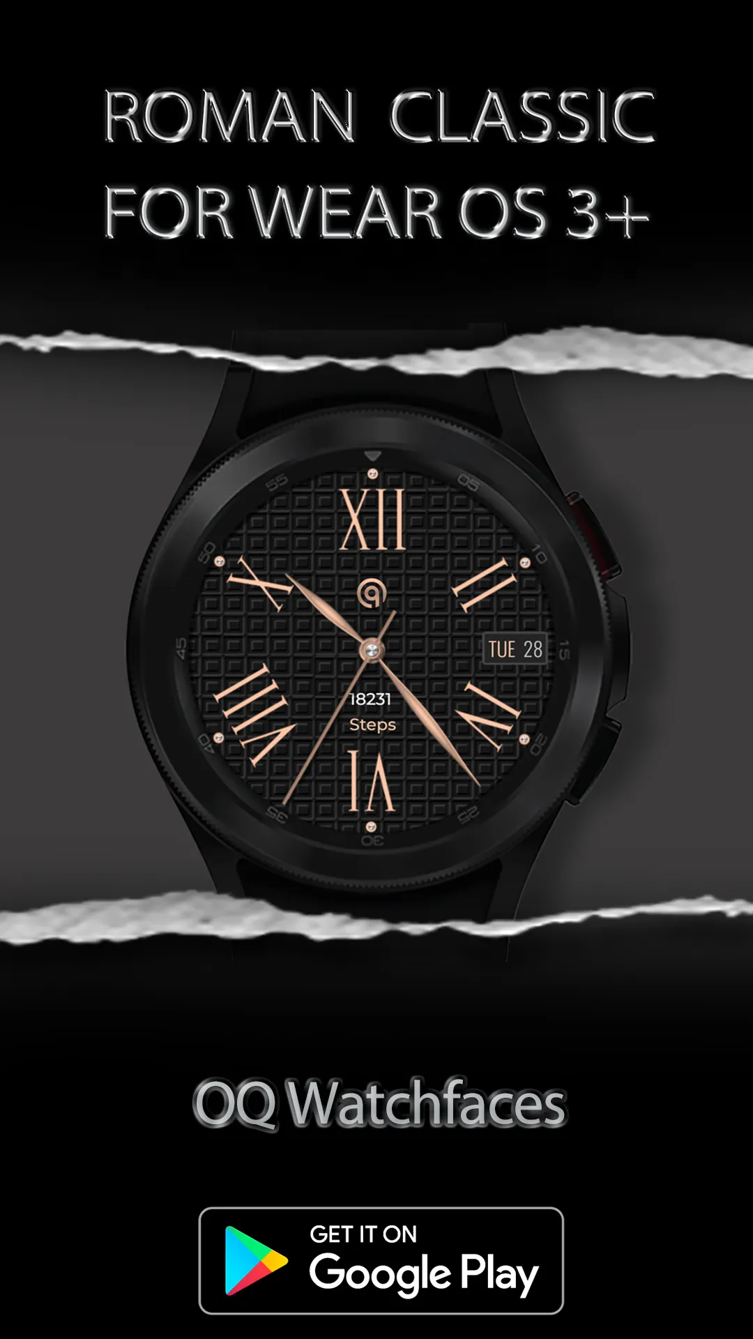 Roman Classic Wear OS 4 | Indus Appstore | Screenshot