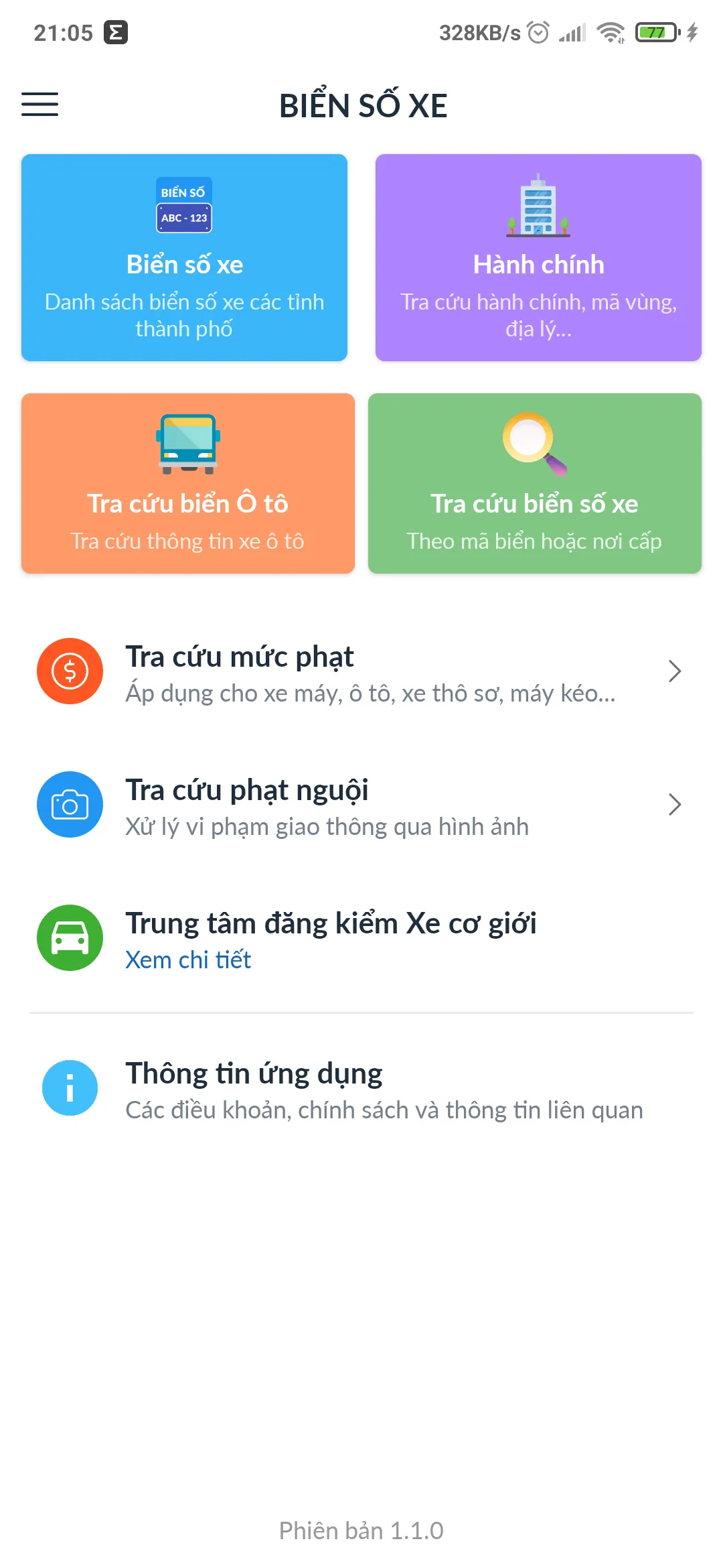 Tra cứu biển số xe 2023 | Indus Appstore | Screenshot