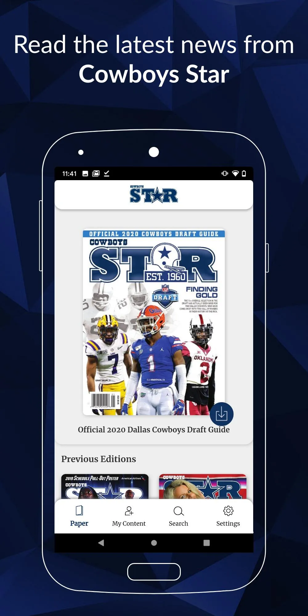 Dallas Cowboys Star Magazine | Indus Appstore | Screenshot