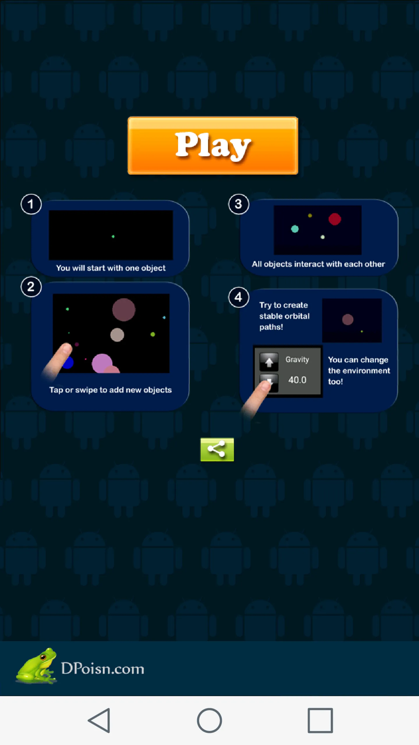 Gravity Simulator | Indus Appstore | Screenshot